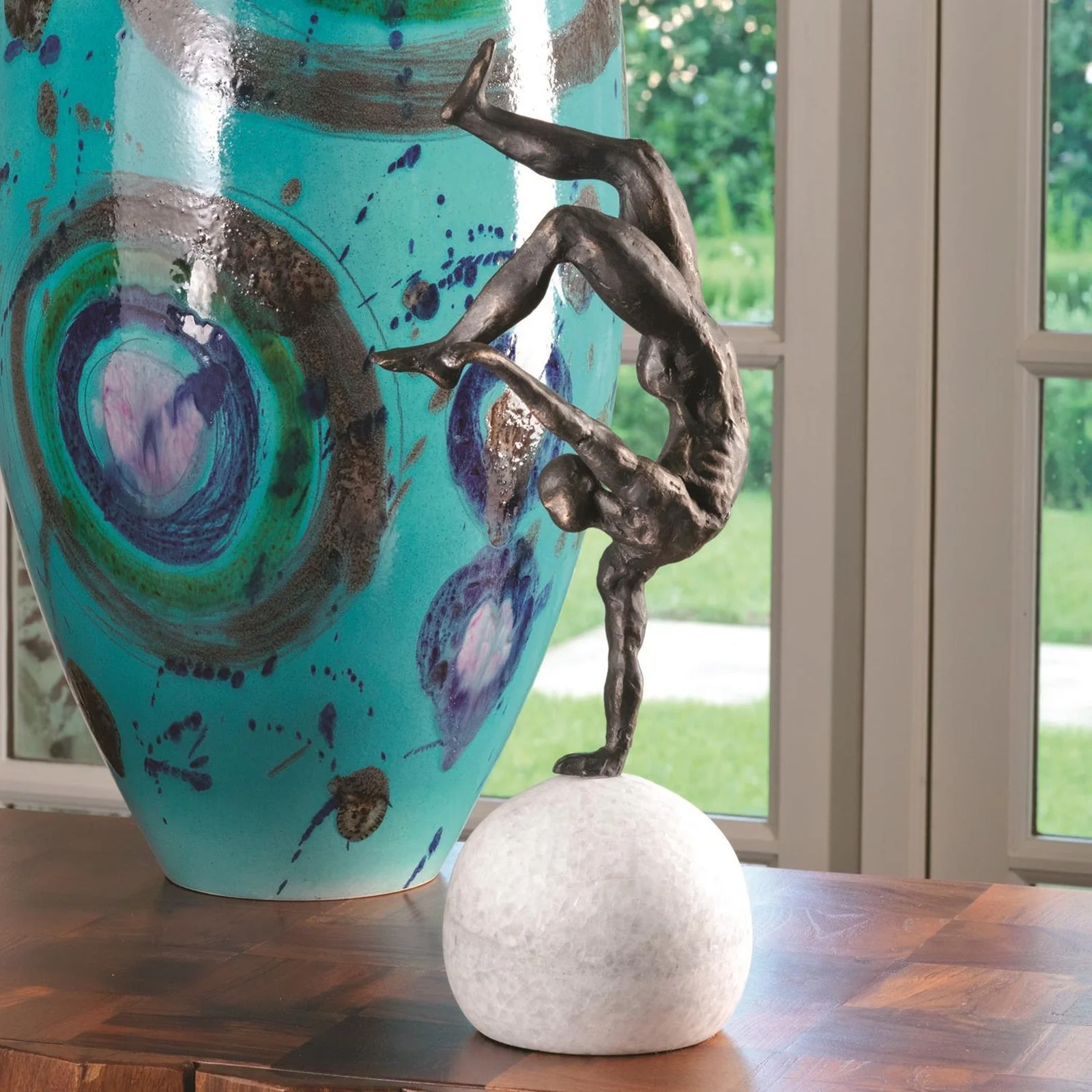 Global Views One Hand Balancing Act Sculpture - Image 2