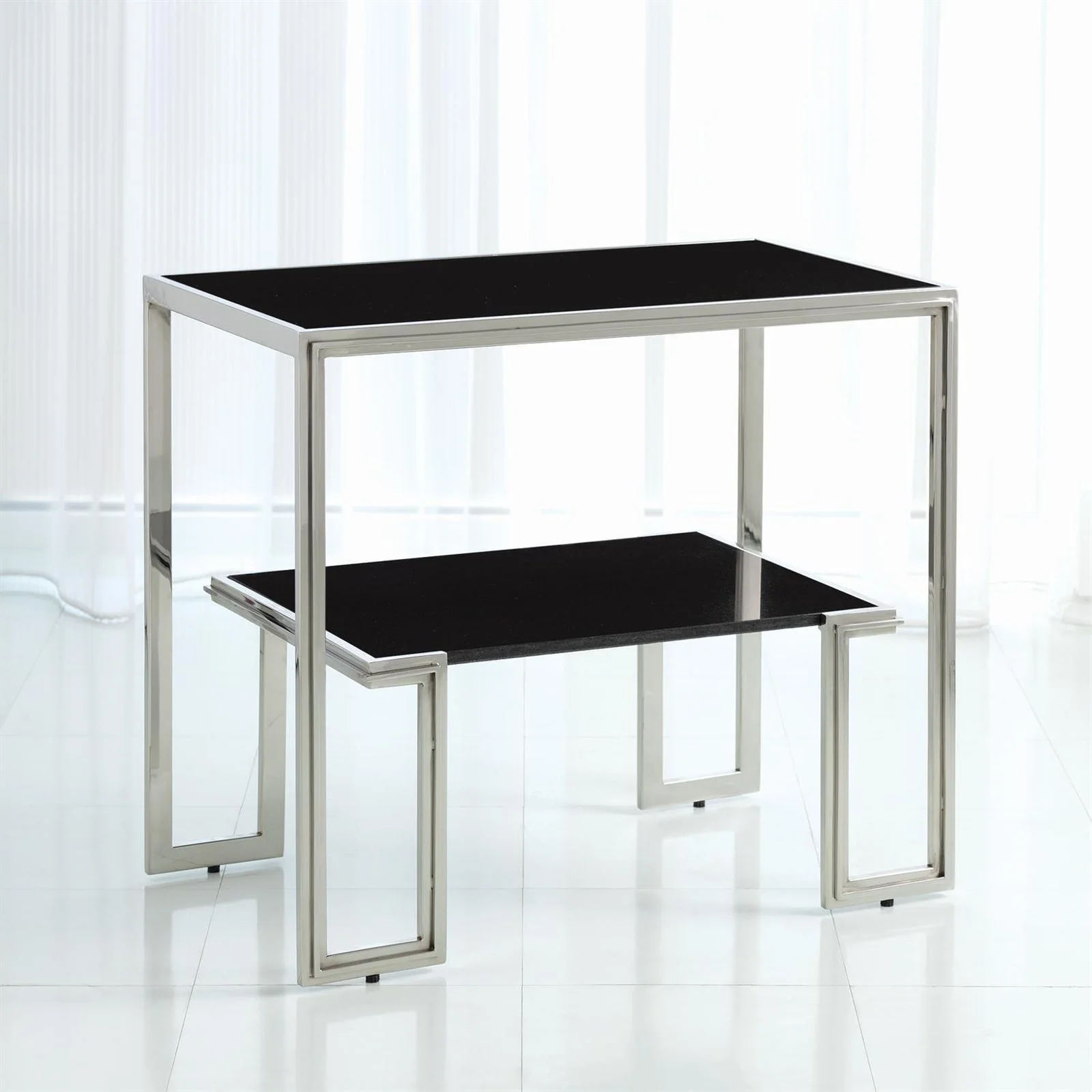 Global Views One Up Accent Table - Image 2
