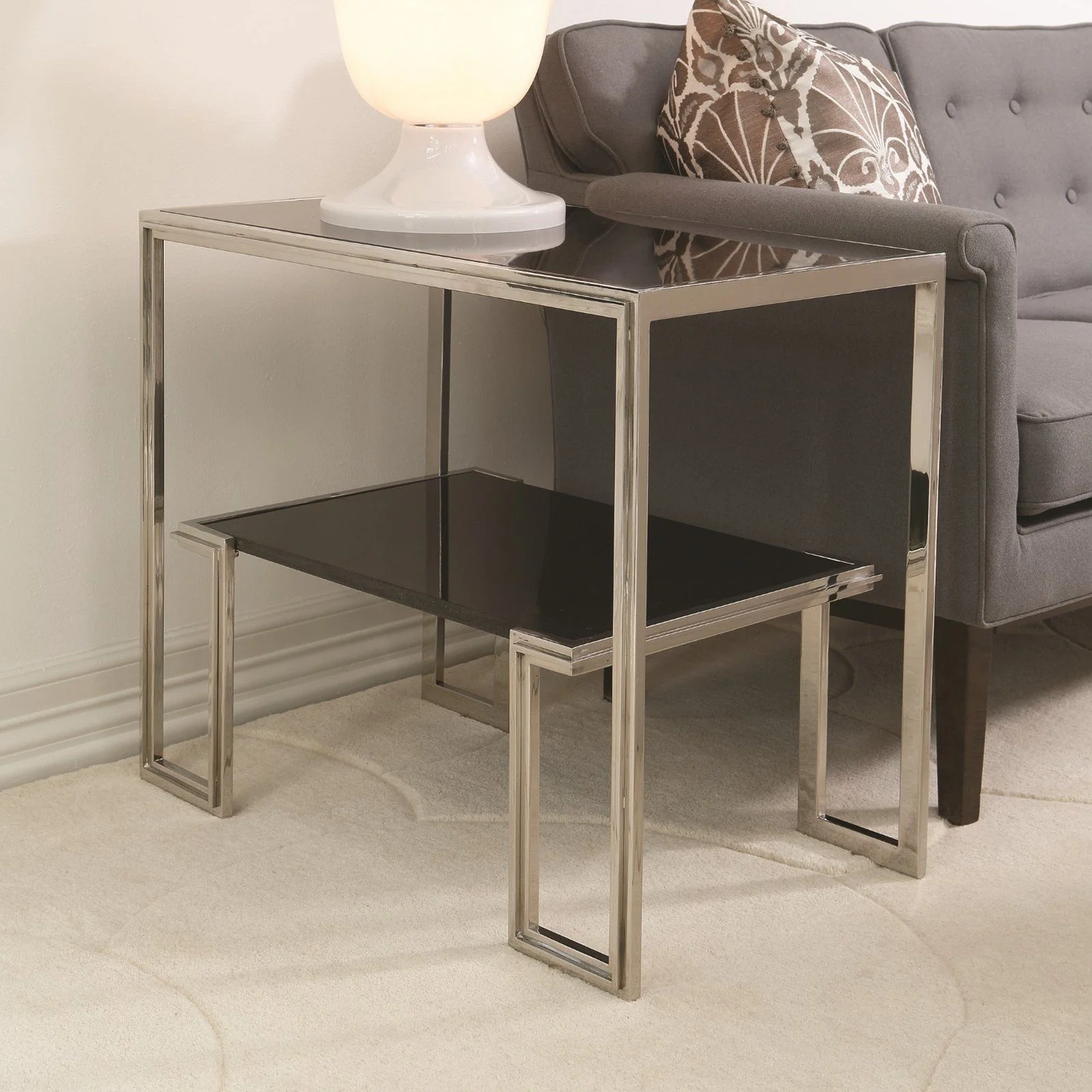 Global Views One Up Accent Table - Image 3