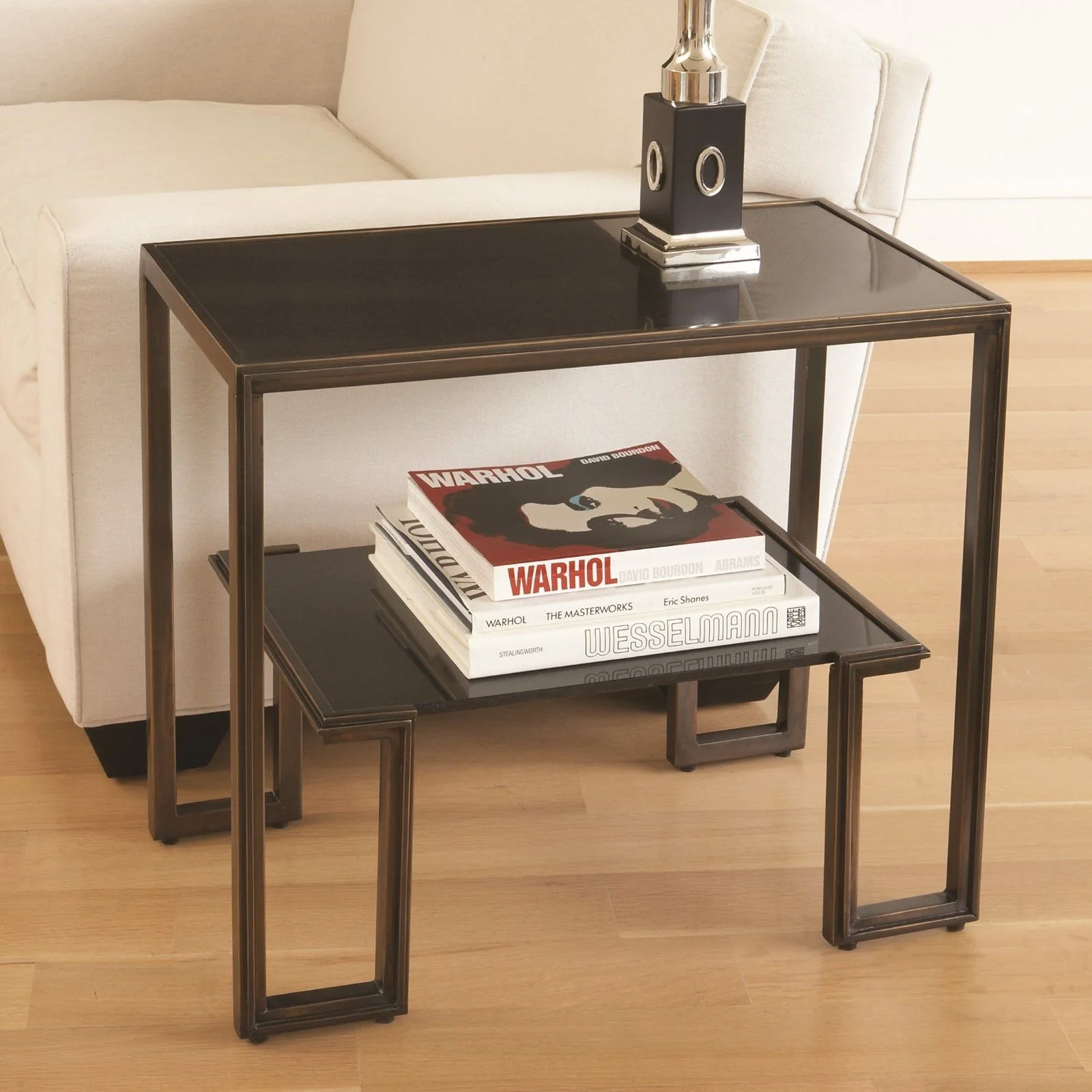 Global Views One Up Accent Table - Image 4