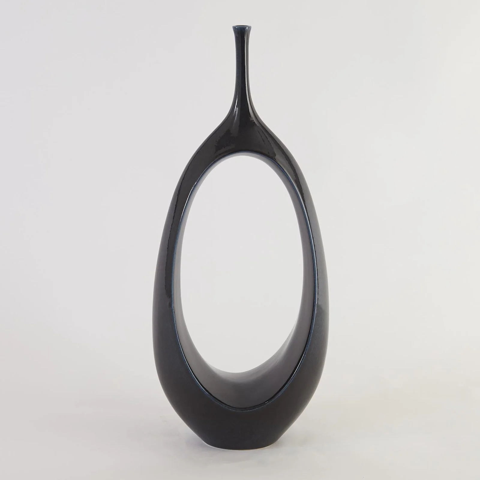Global Views Open Oval Ring Vase - Image 2
