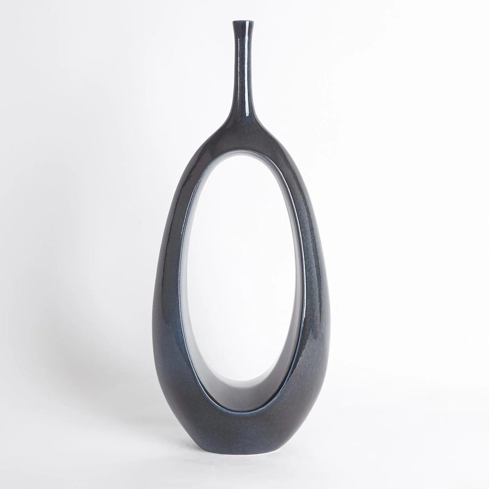 Global Views Open Oval Ring Vase - Image 3
