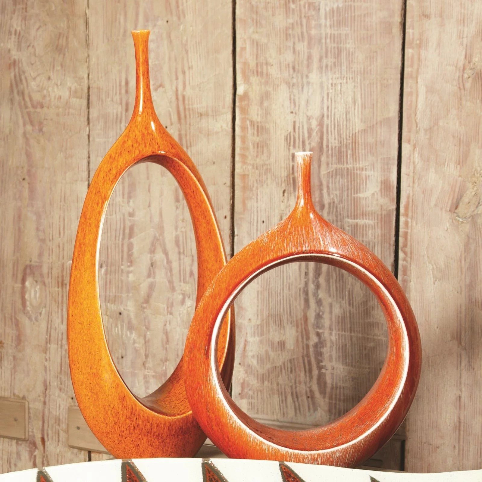 Global Views Open Oval Ring Vase - Image 7