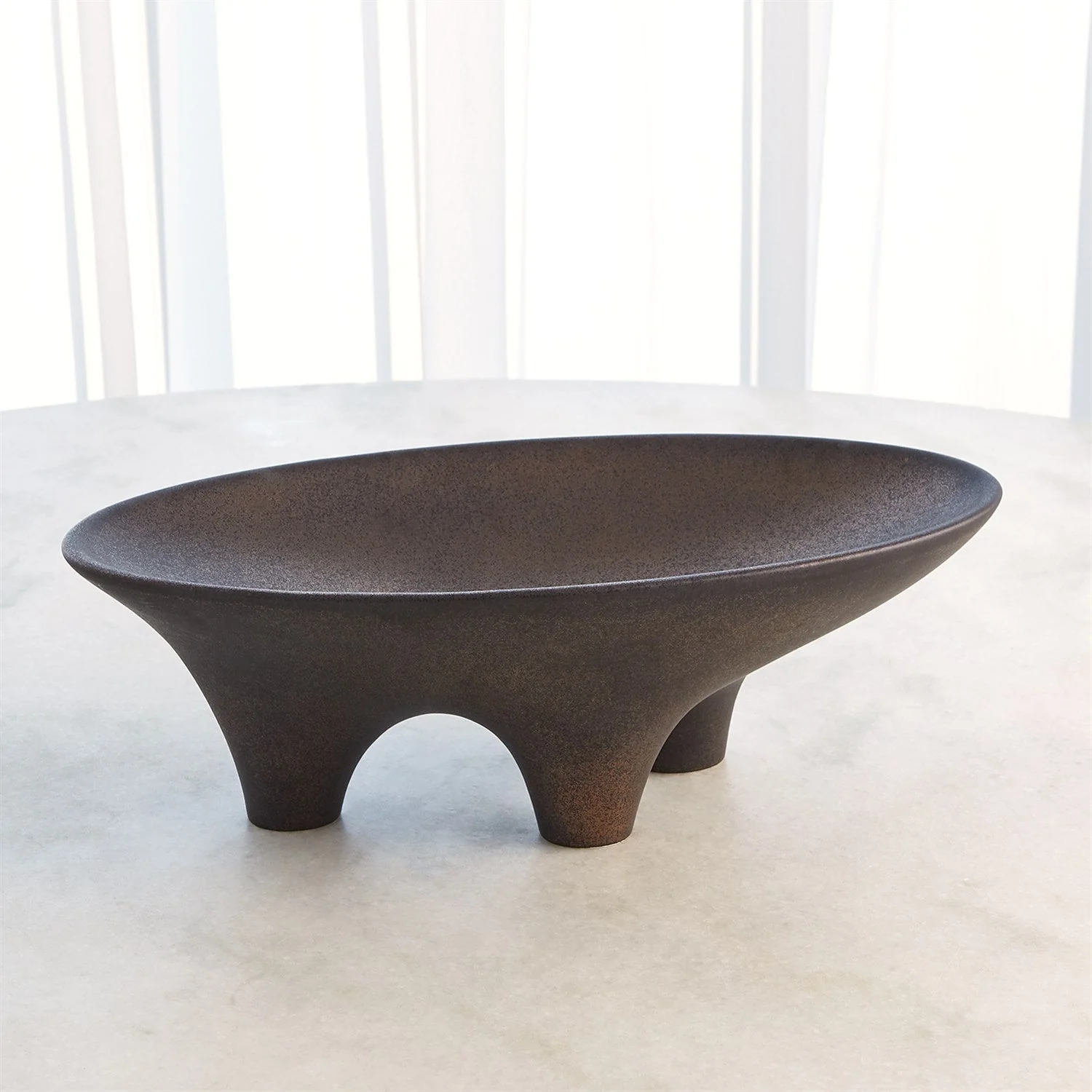 Global Views Opus Triple Leg Bowl - Bronze - Image 2