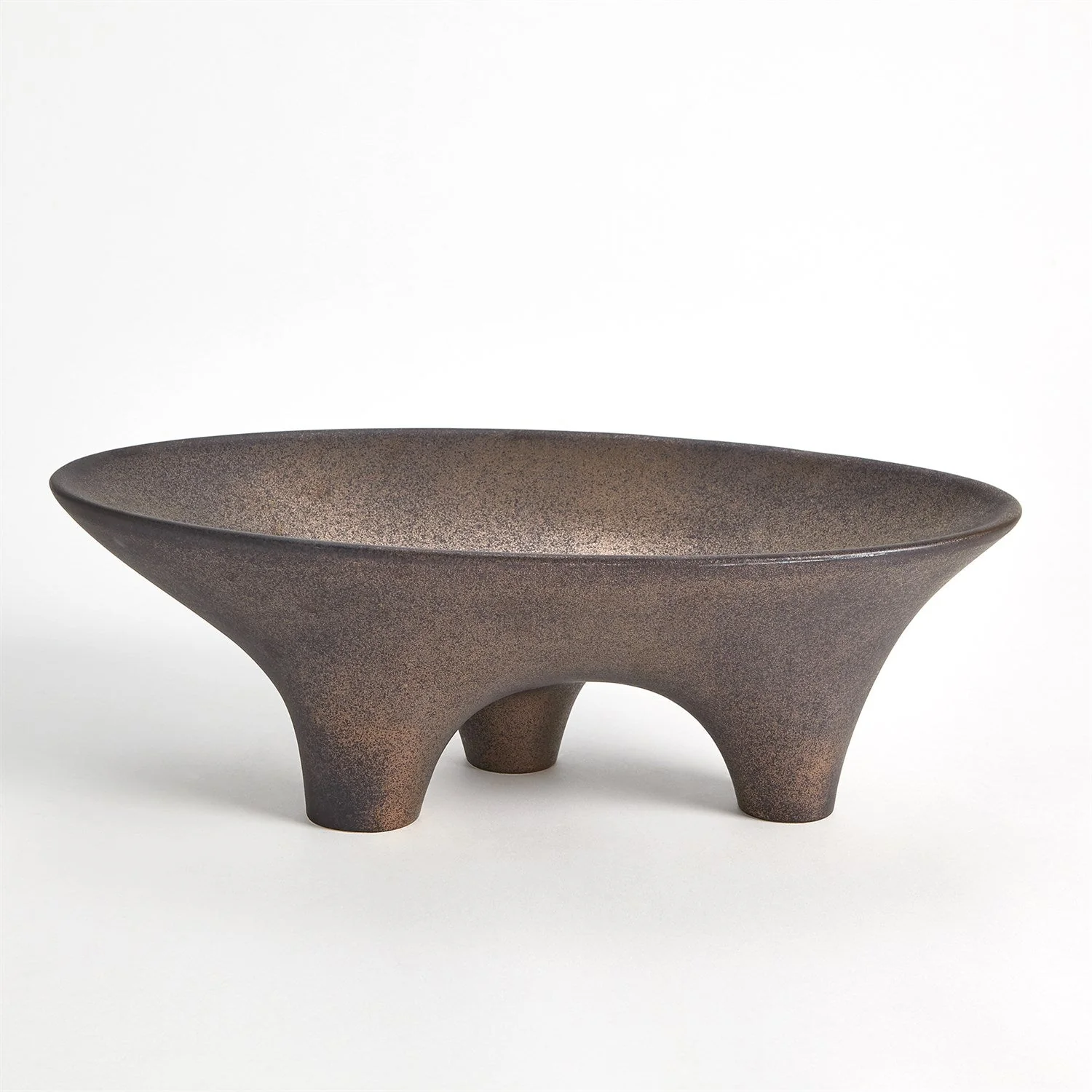 Global Views Opus Triple Leg Bowl - Bronze - Image 3