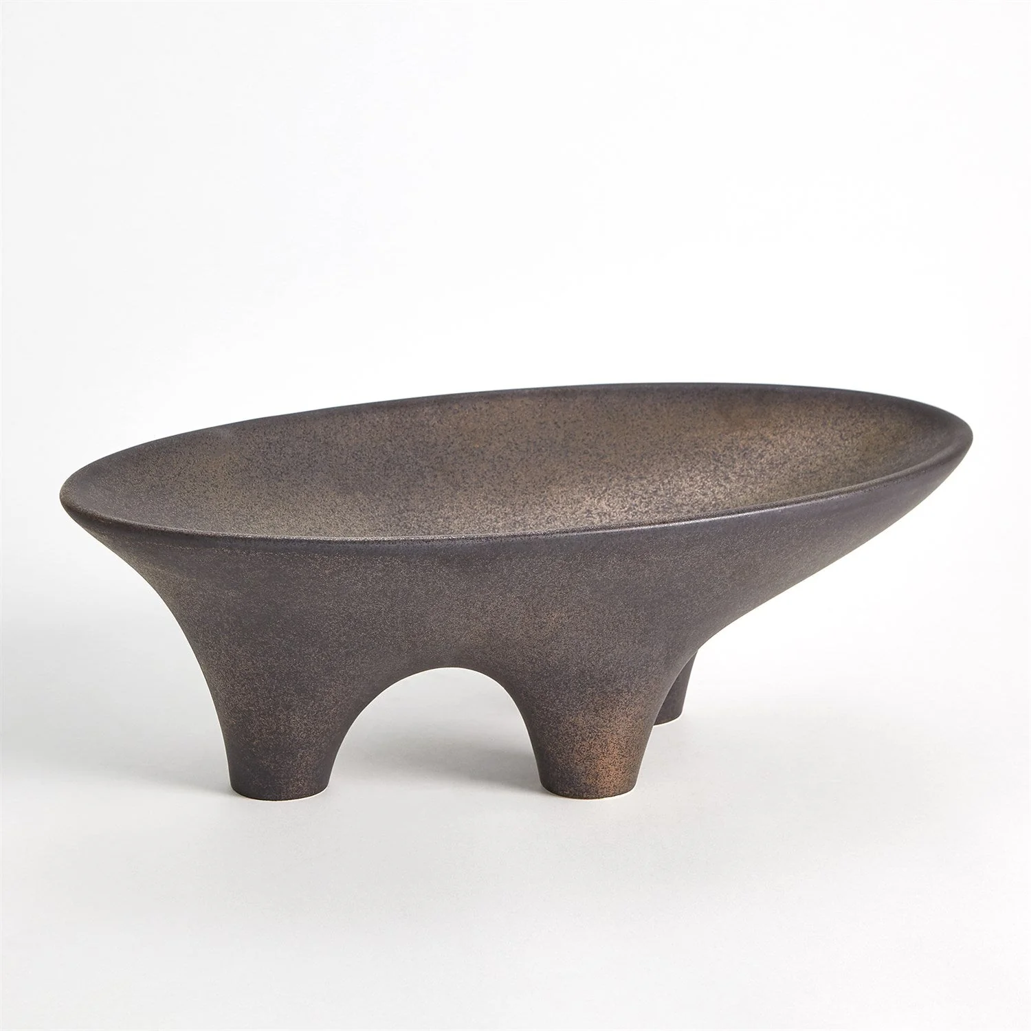 Global Views Opus Triple Leg Bowl - Bronze - Image 5