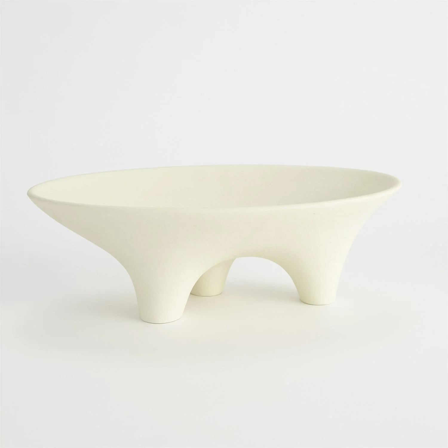 Global Views Opus Triple Leg Bowl - Ivory - Image 2