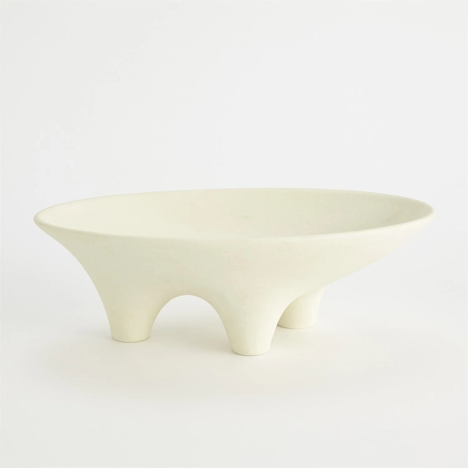 Global Views Opus Triple Leg Bowl - Ivory - Image 3