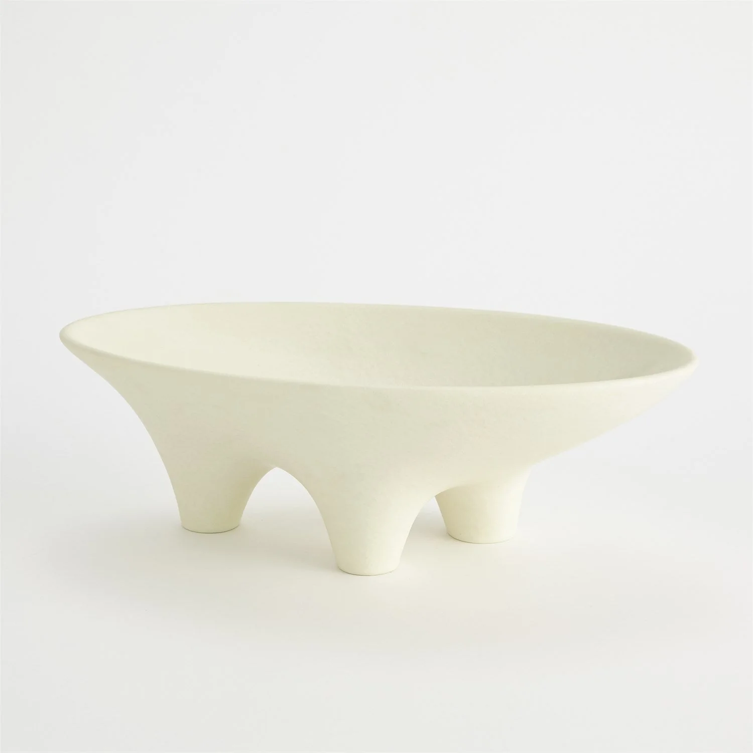 Global Views Opus Triple Leg Bowl - Ivory - Image 4