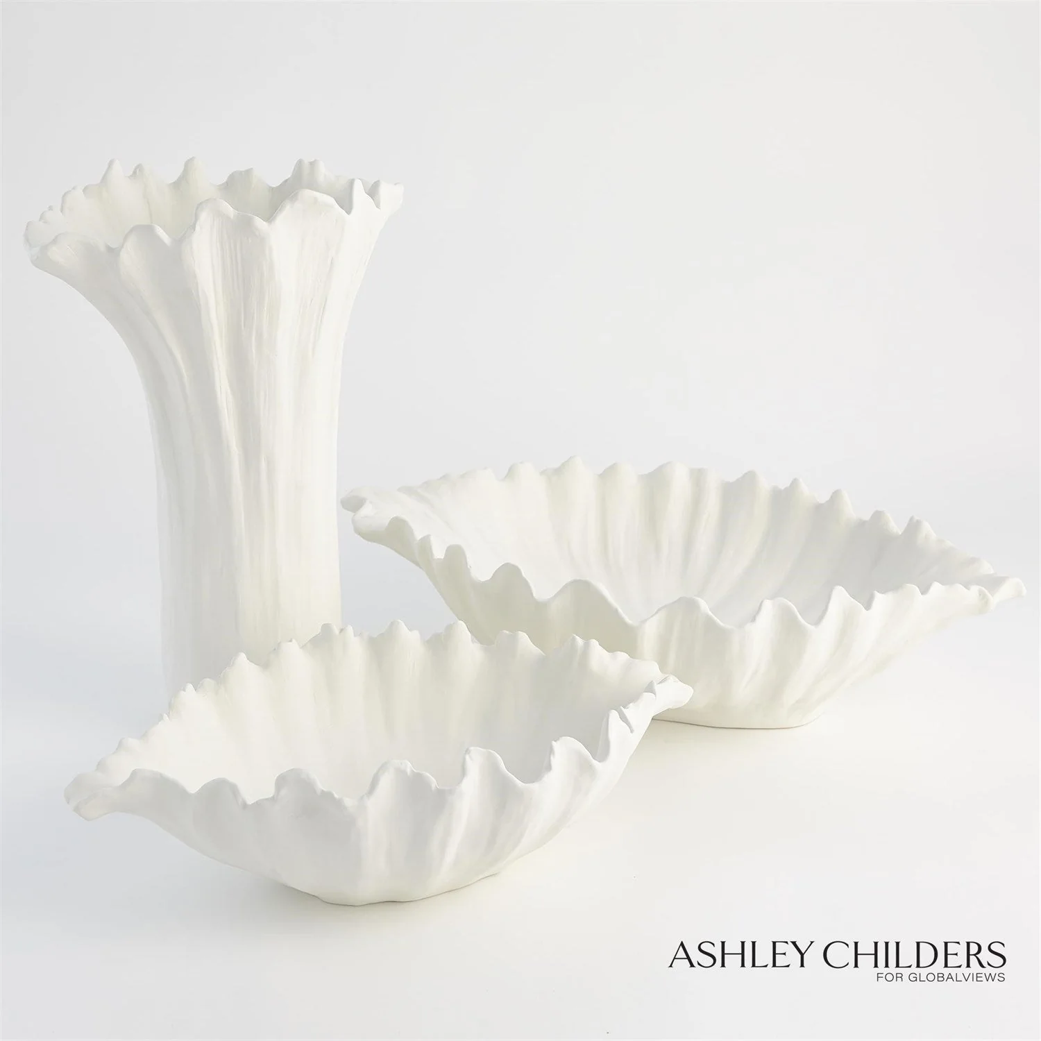 Global Views Organic Wave Bowl by Ashley Childers - Image 3