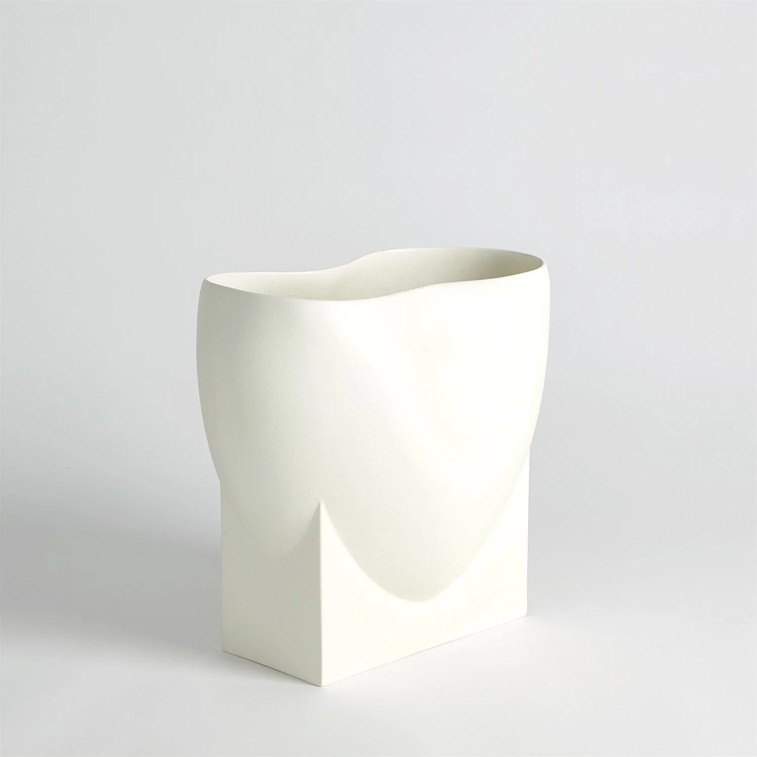 Global Views Orpheus Vases & Bowl - Ivory - Image 6