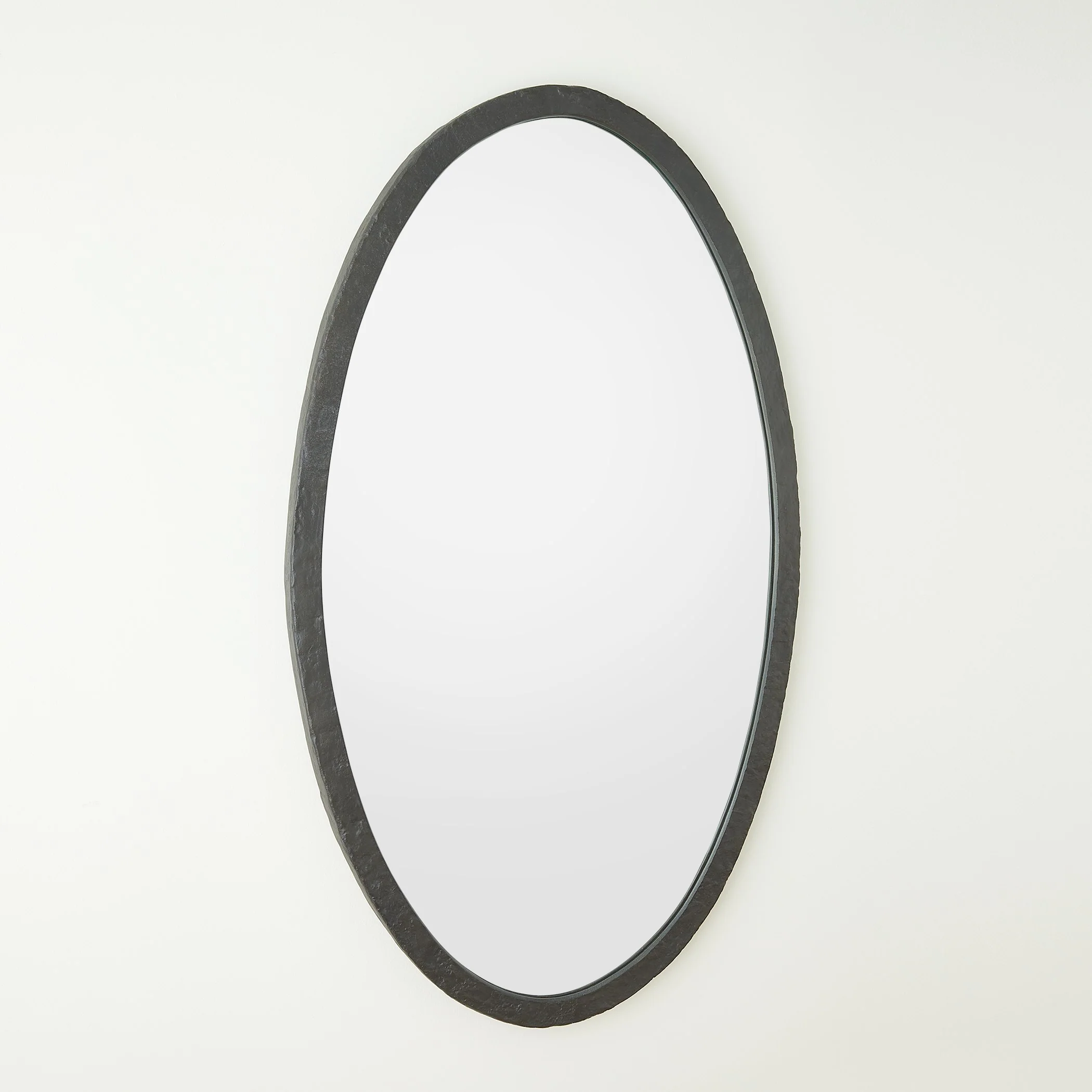 Global Views Oval Mirror Forged Iron - Image 2