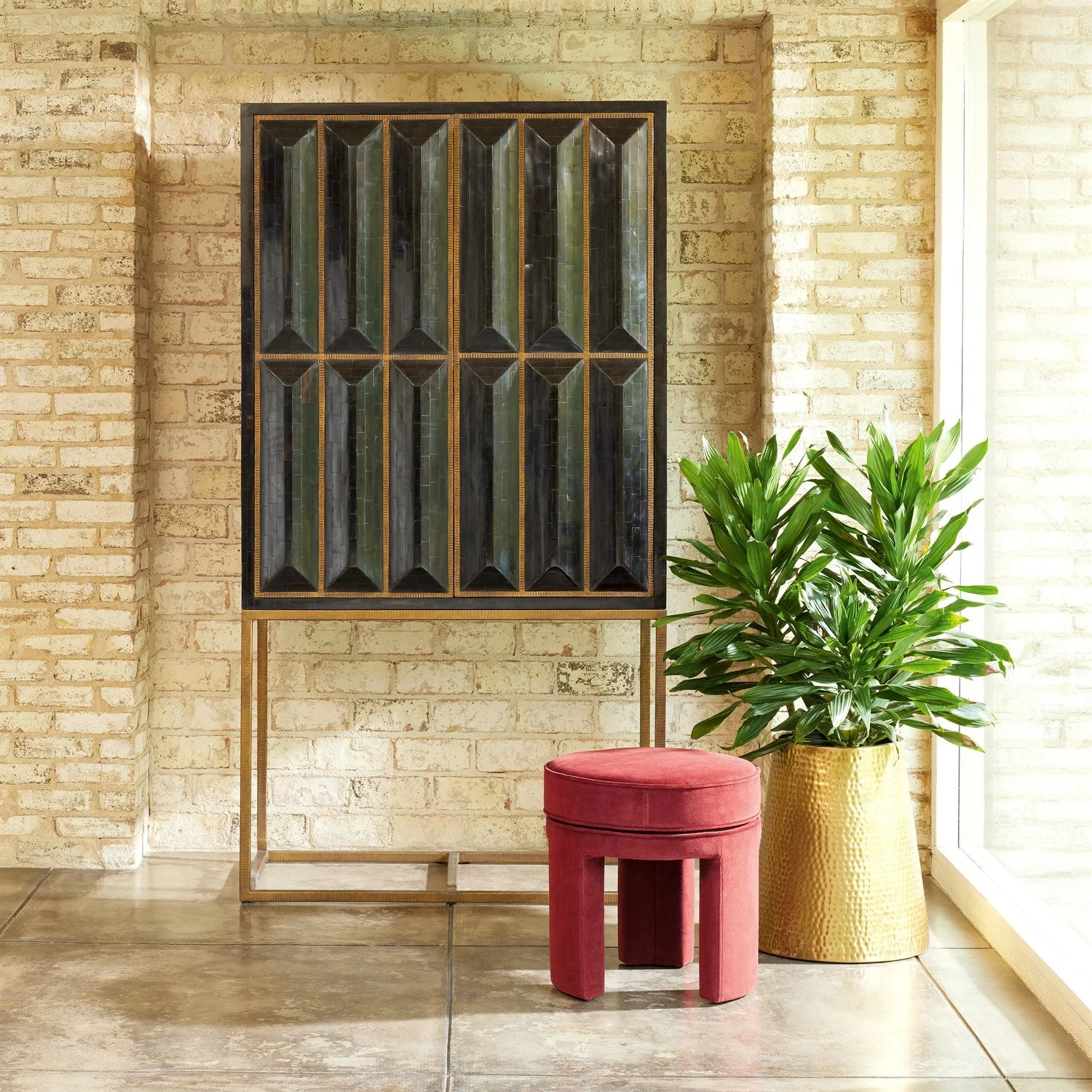 Global Views Papu Stool - Image 10
