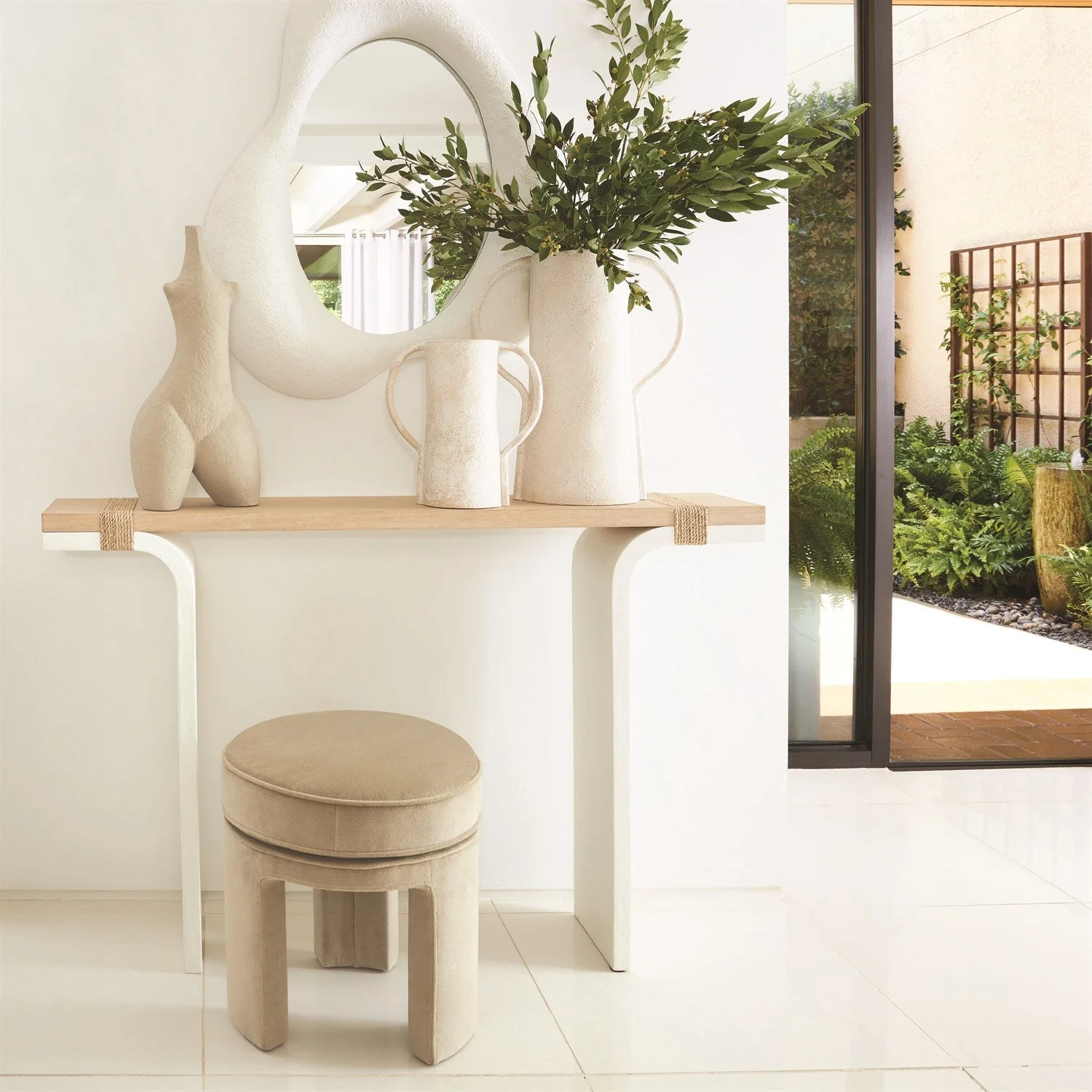 Global Views Papu Stool - Image 2
