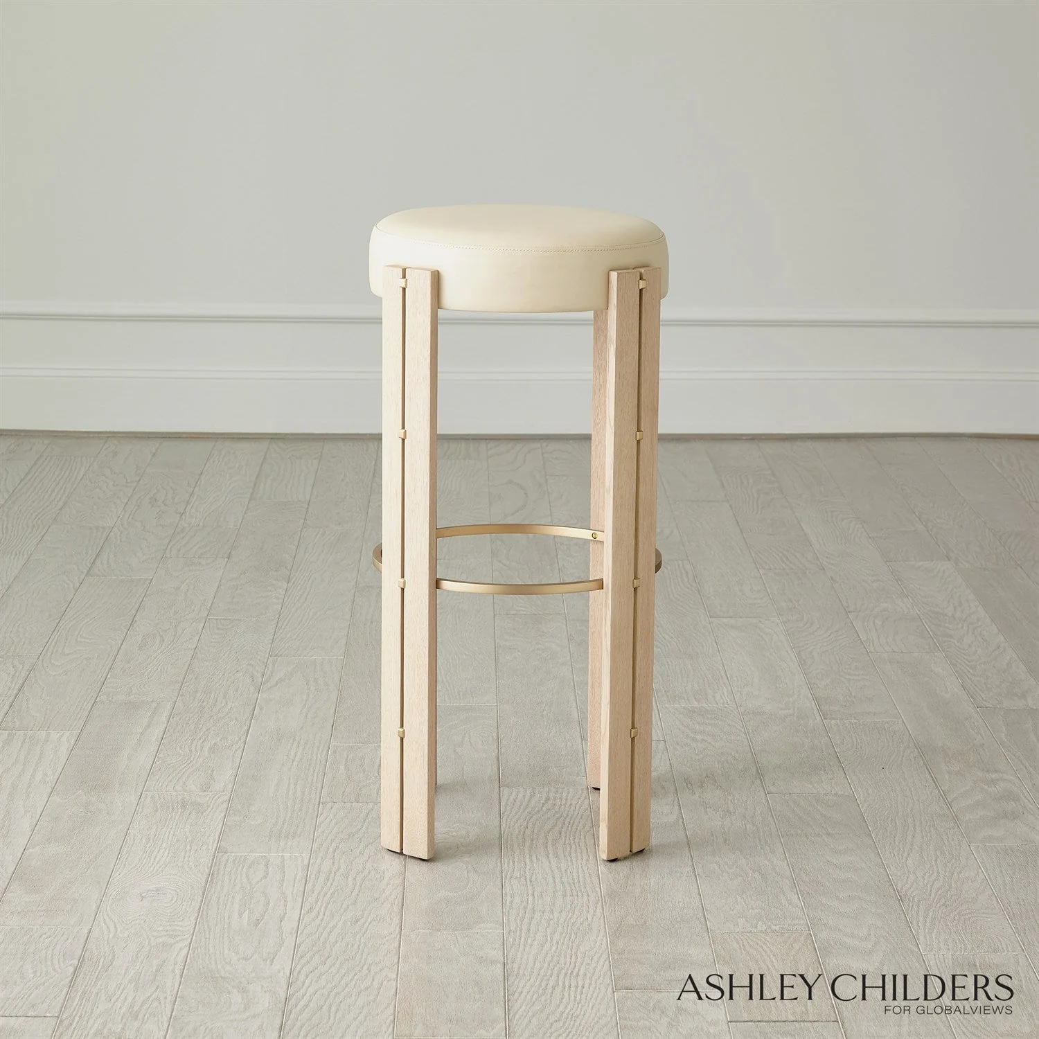 Global Views Paxton Bar Stool by Ashley Childers - Image 3