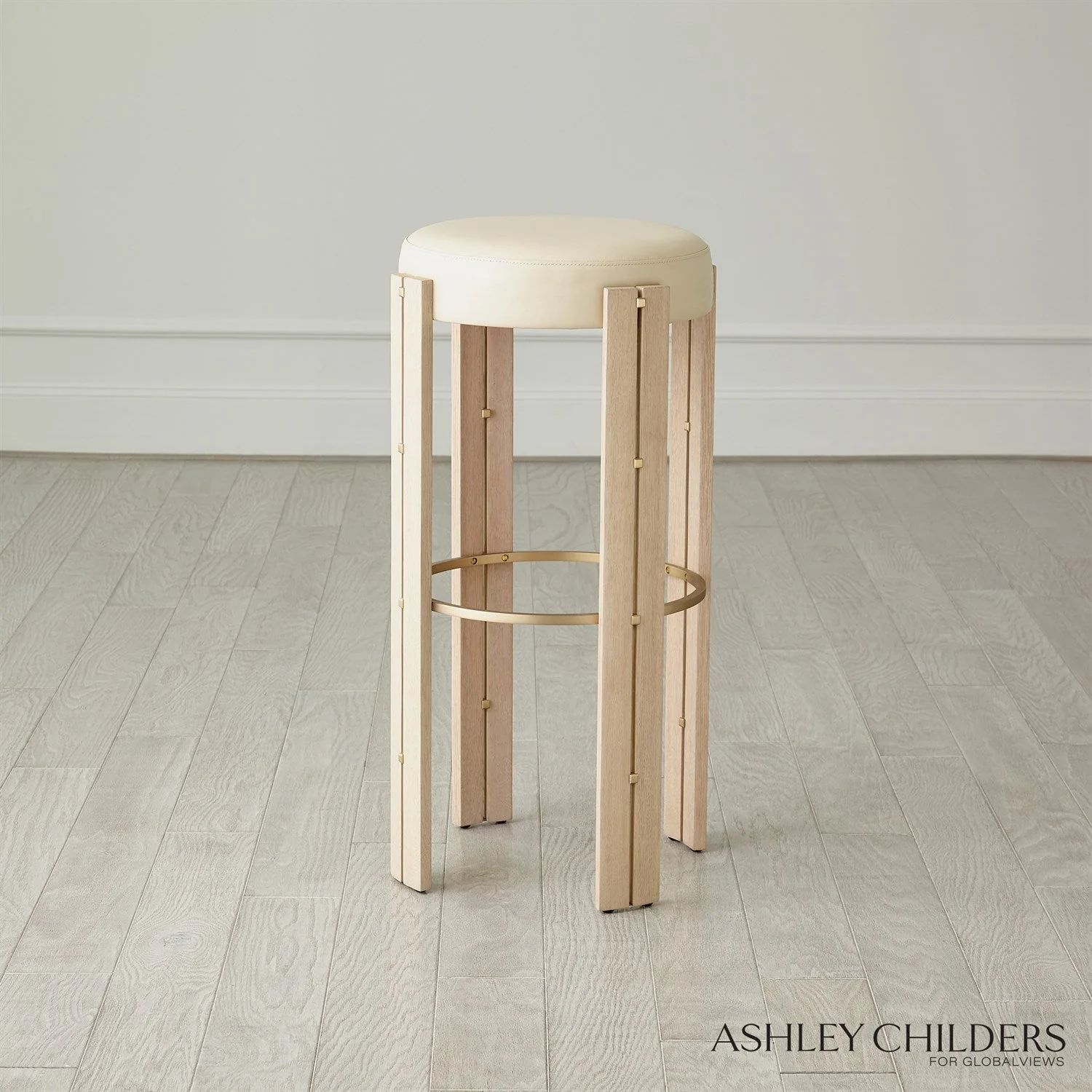 Global Views Paxton Bar Stool by Ashley Childers - Image 4