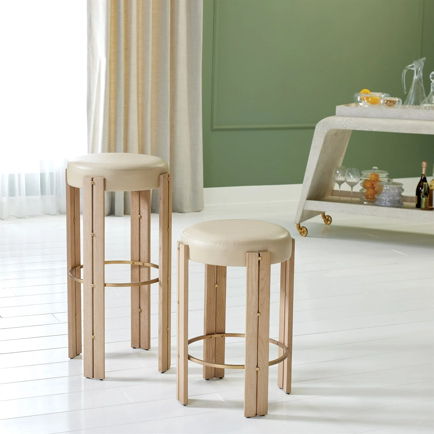 Global Views Paxton Counter Stool by Ashley Childers - Image 2