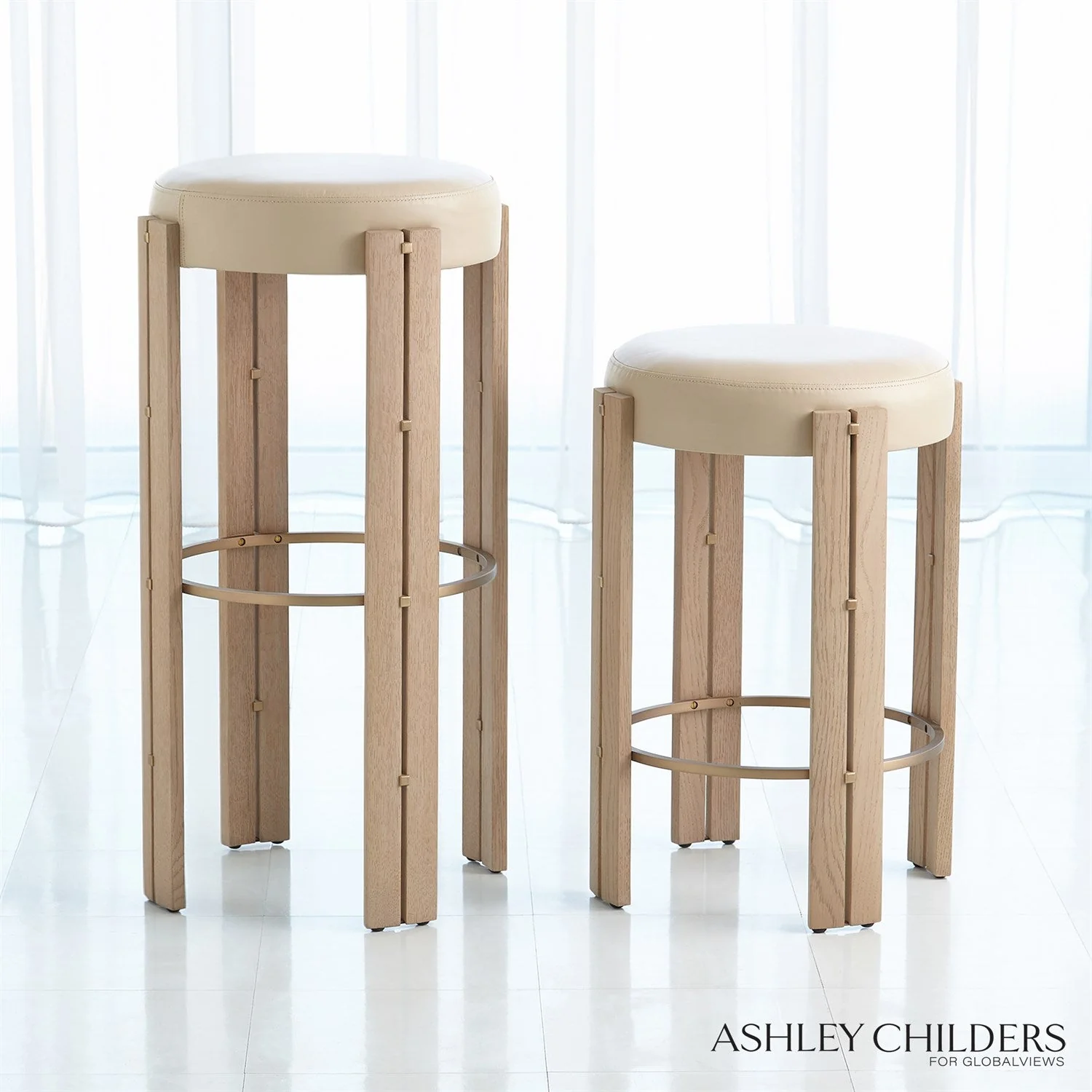 Global Views Paxton Counter Stool by Ashley Childers - Image 6