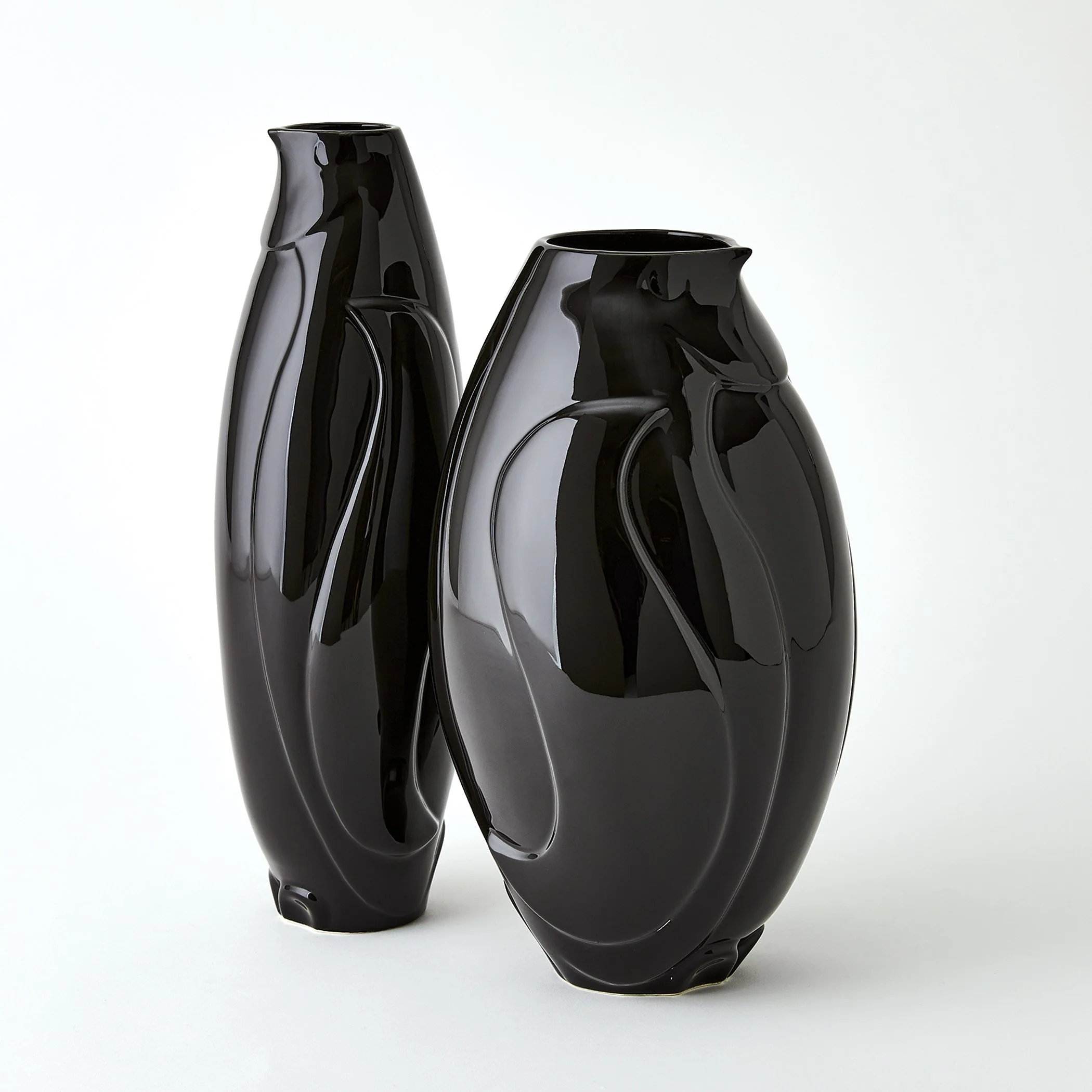 Global Views Penguin Vase Black - Image 2