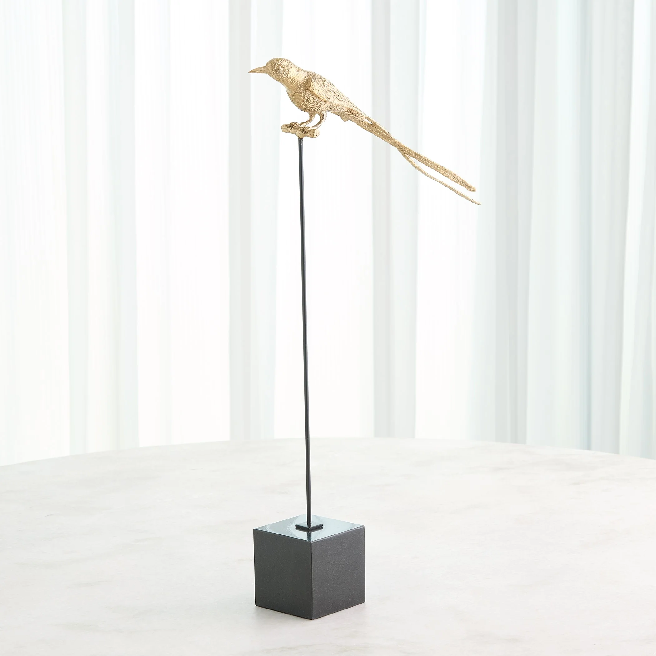 Global Views Perched Swallow Brass - Image 12
