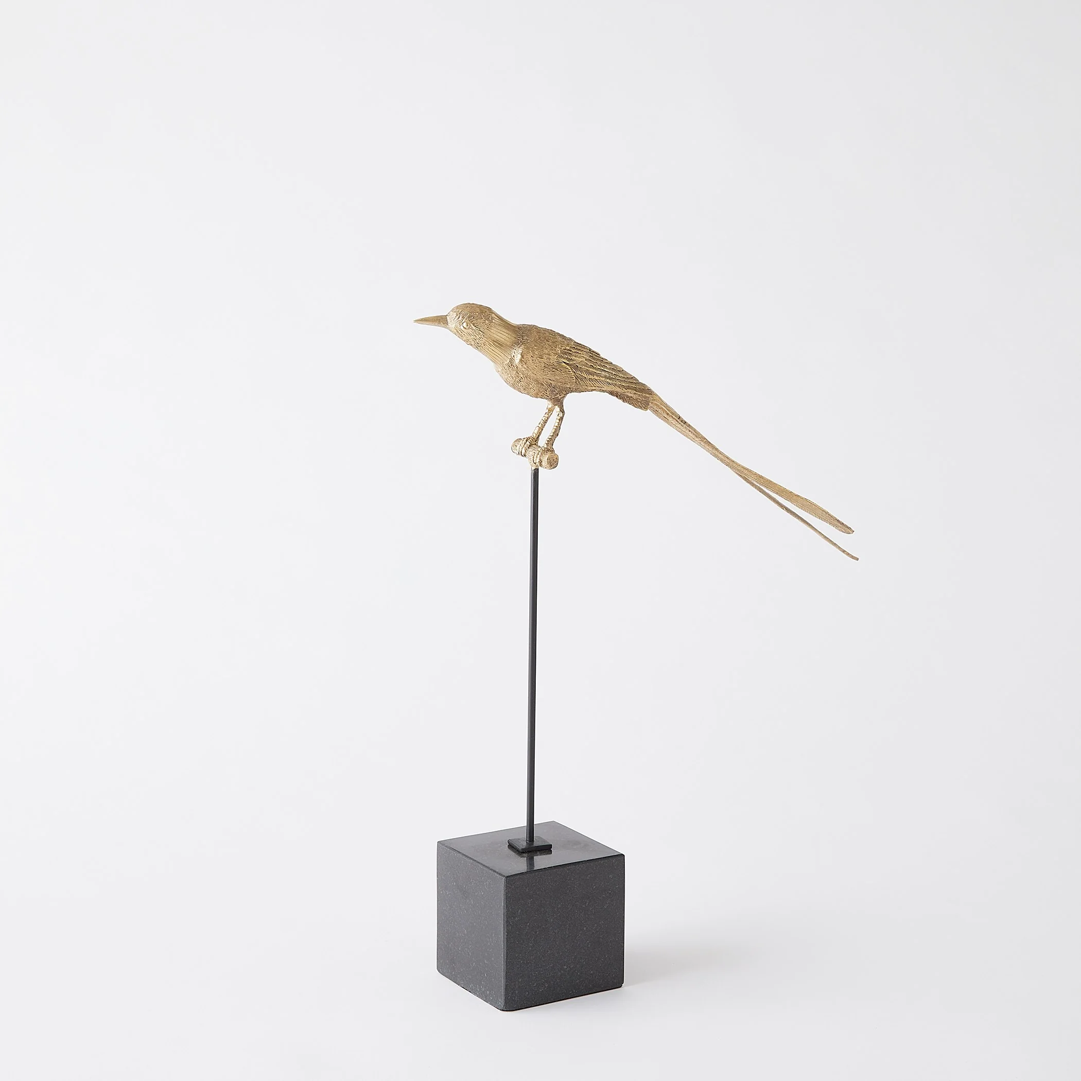 Global Views Perched Swallow Brass - Image 2