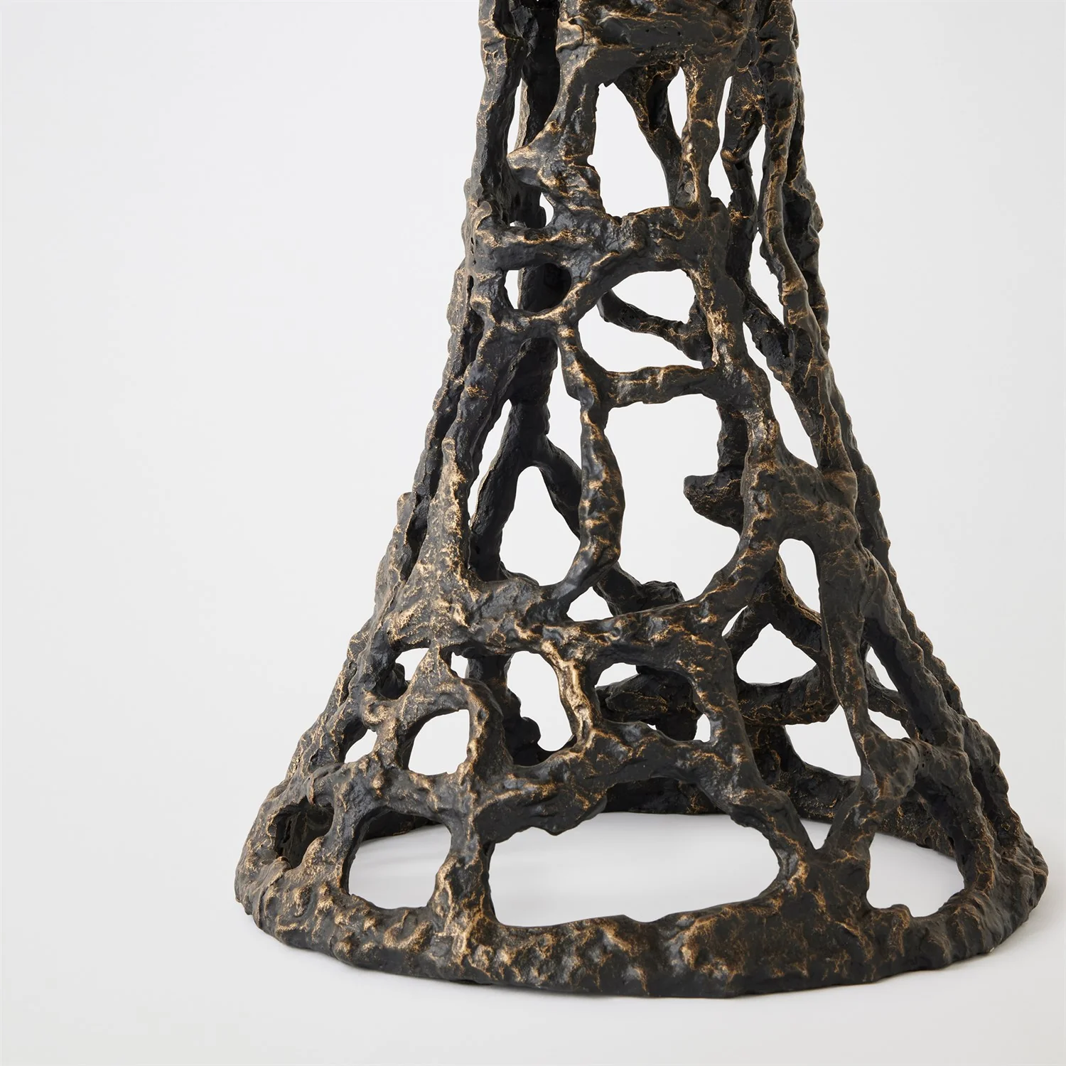 Global Views Perforated Side Table - Image 4
