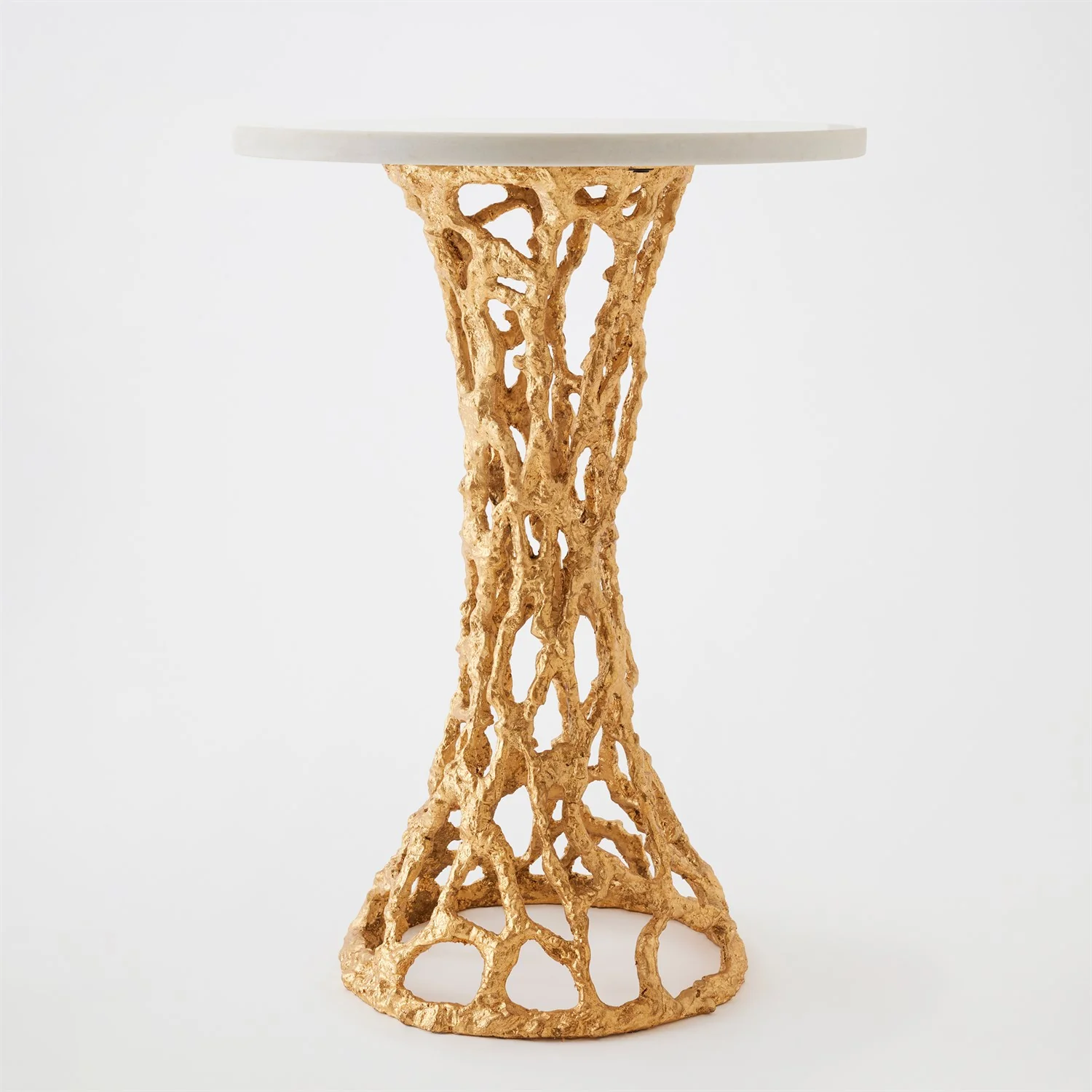 Global Views Perforated Side Table - Image 5