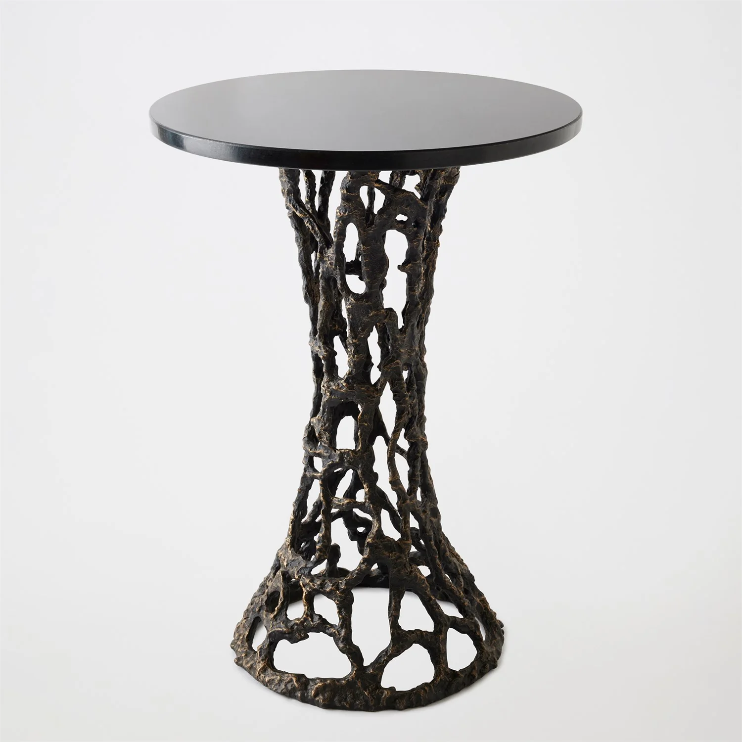 Global Views Perforated Side Table - Image 9
