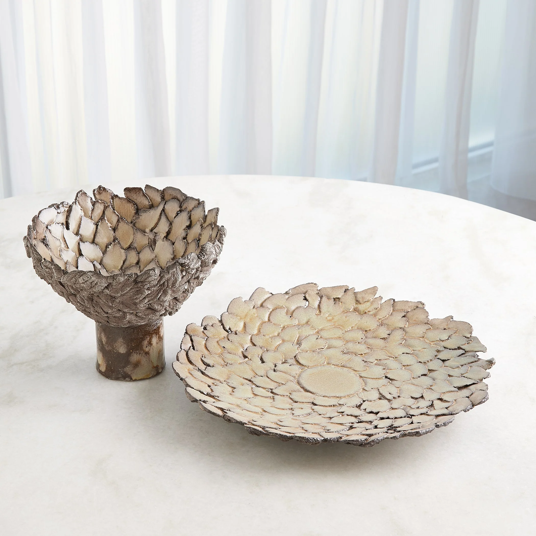 Global Views Petaled Pedestal - Image 5