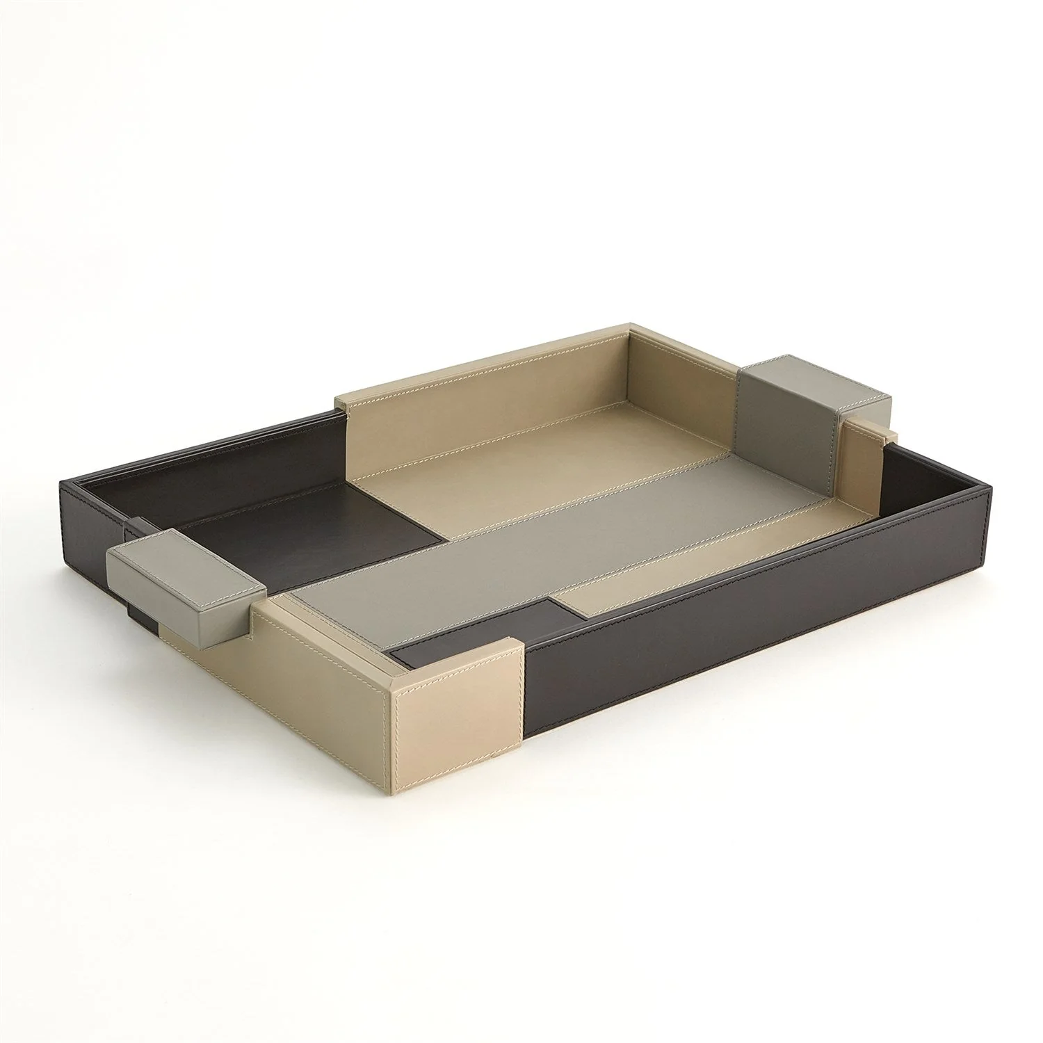 Global Views Piet TriColor Tray - Image 6