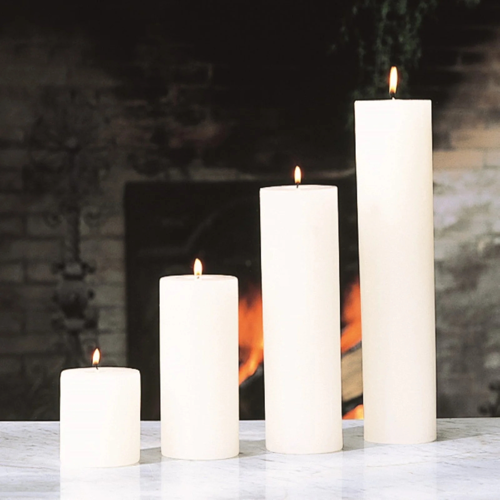 Global Views Pillar Candle Unscented - Image 2