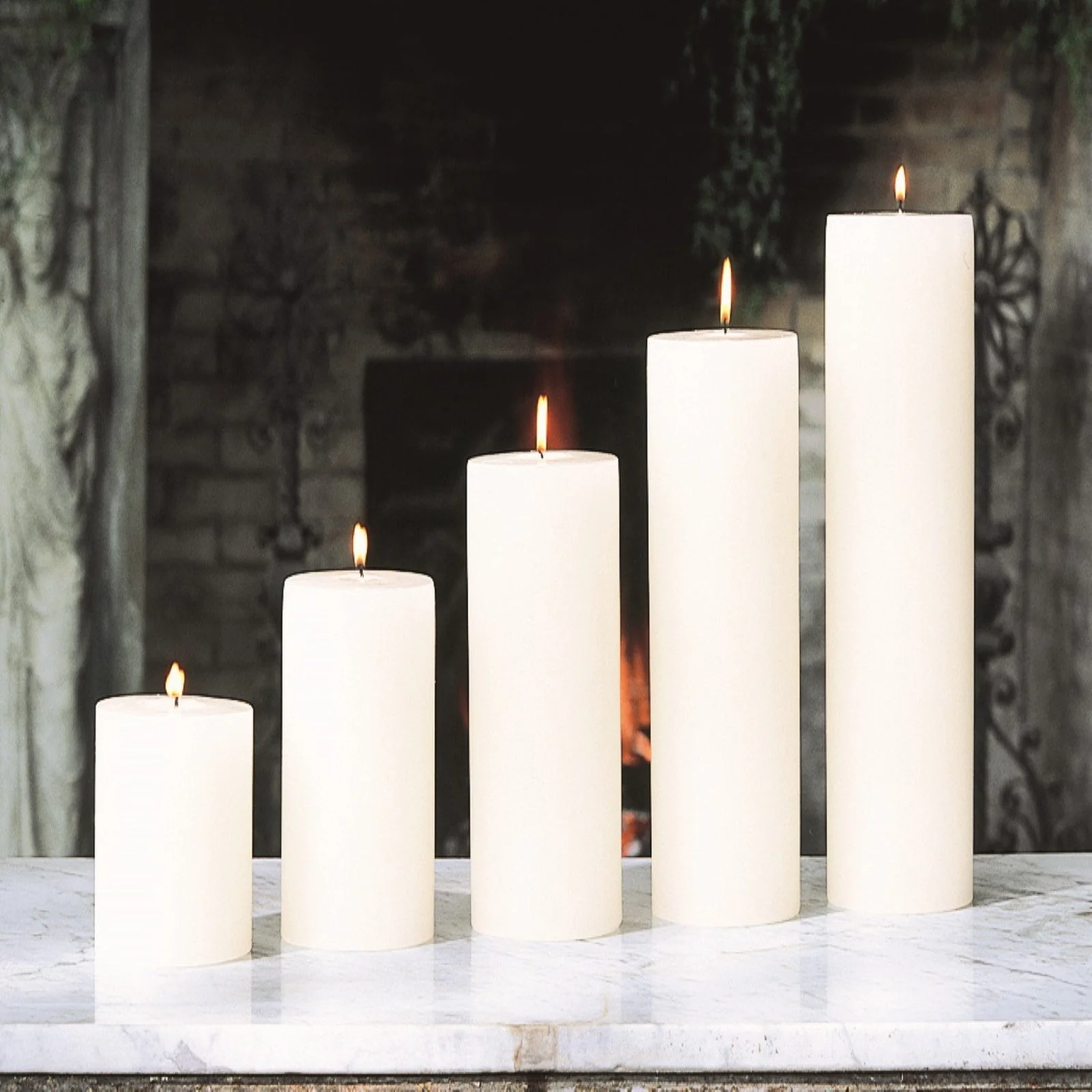 Global Views Pillar Candle Unscented - Image 3