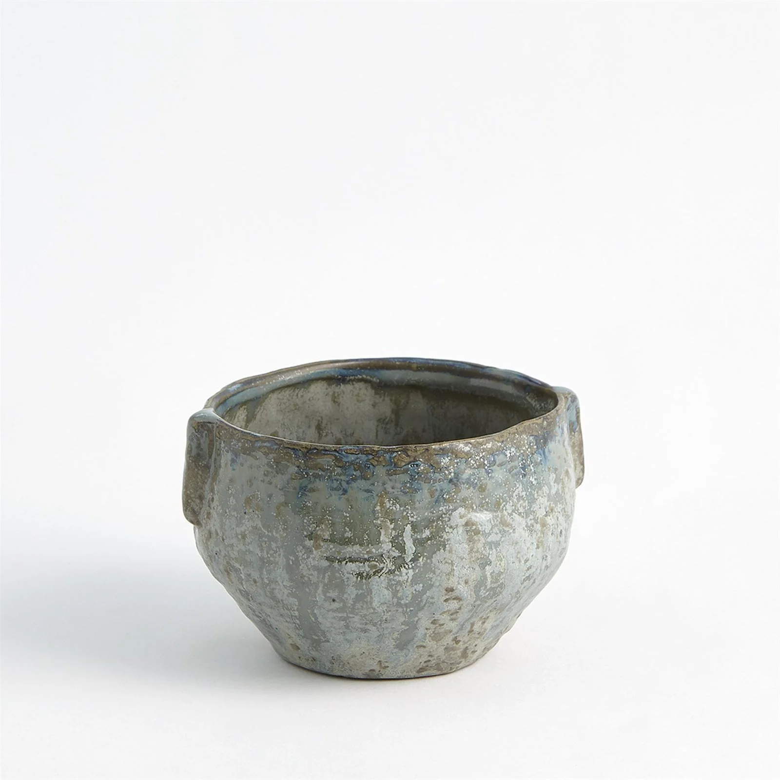 Global Views Pinch Pot Planter Reactive Seaform - Image 2