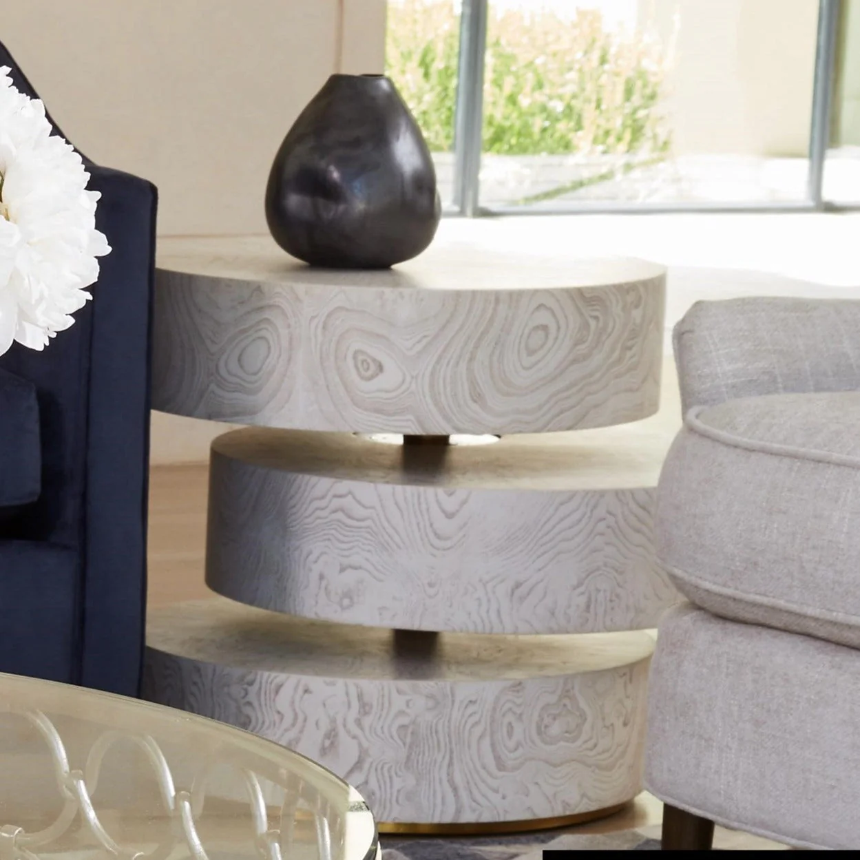 Global Views Pivot Side Table by Ashley Childers - Image 2