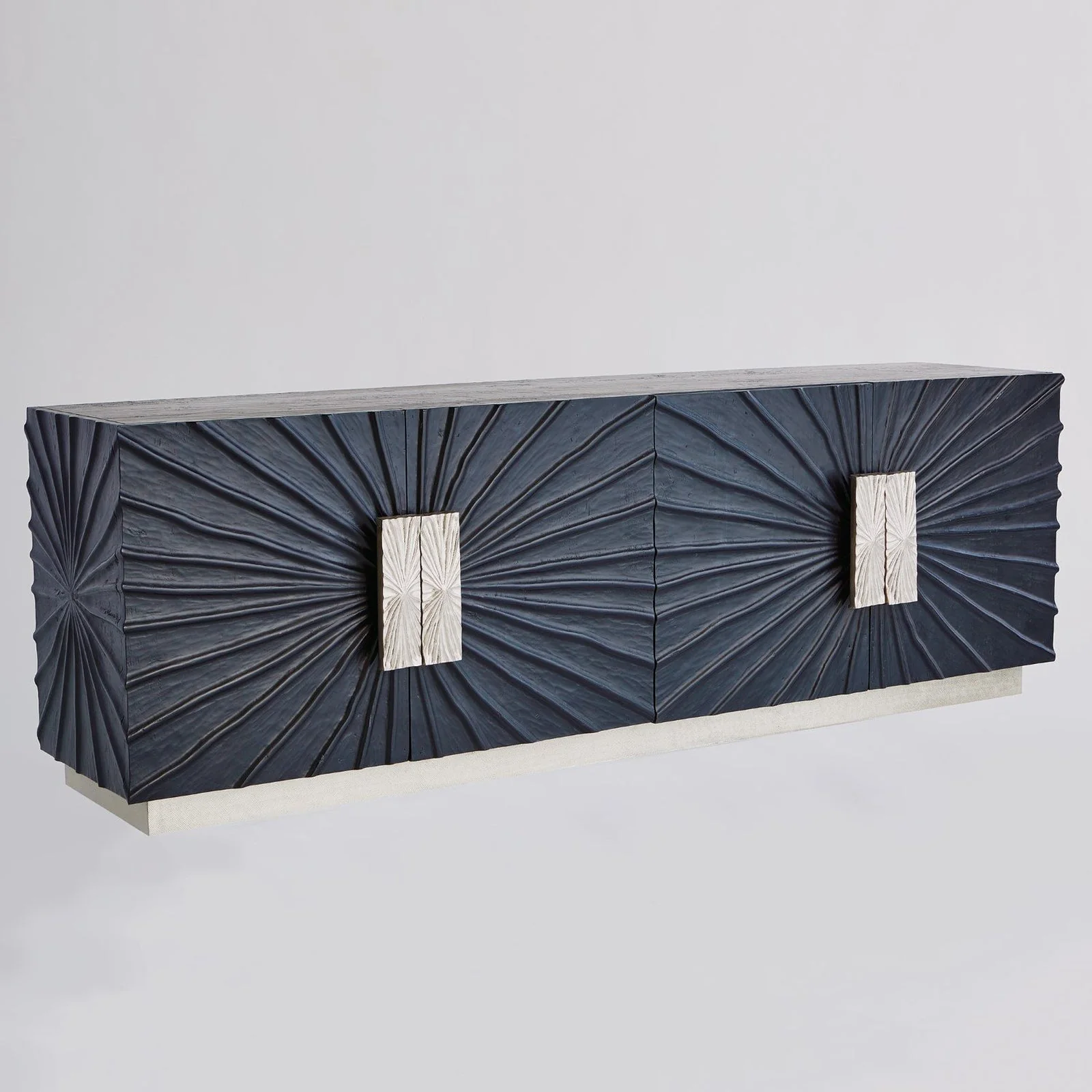 Global Views Pleated Media Cabinet - Image 2