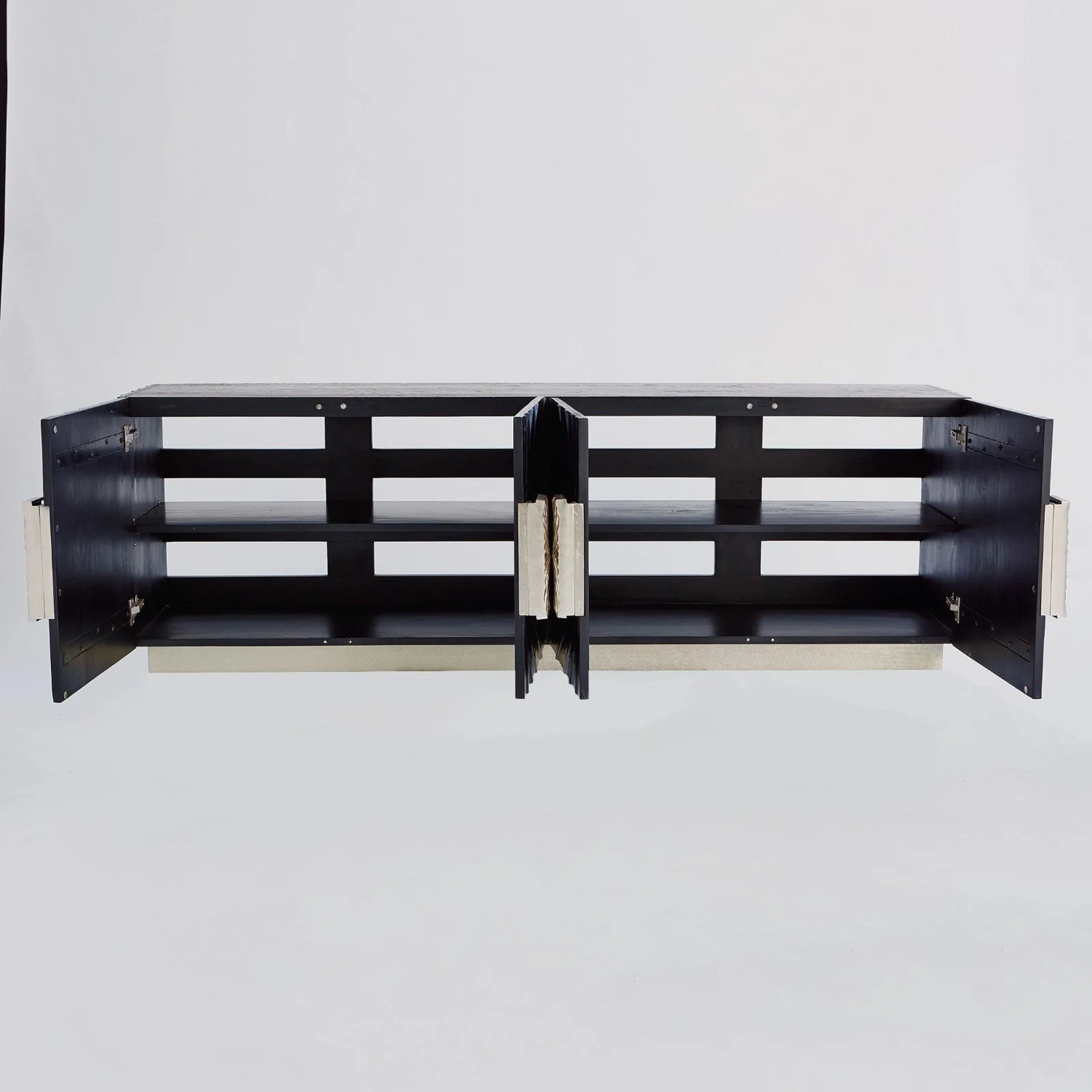 Global Views Pleated Media Cabinet - Image 5