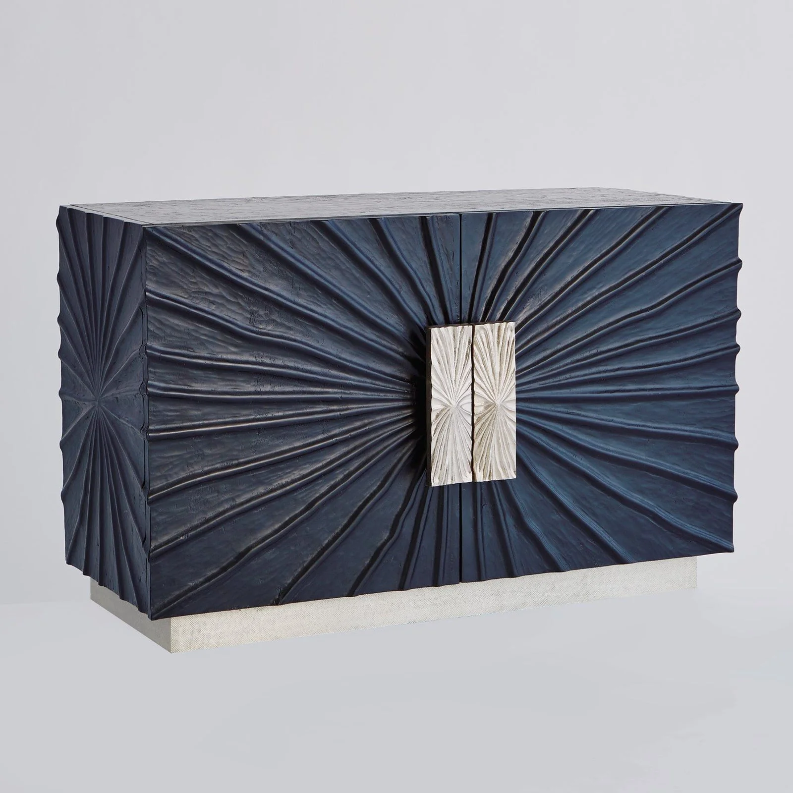 Global Views Pleated Two Door Cabinet - Image 2