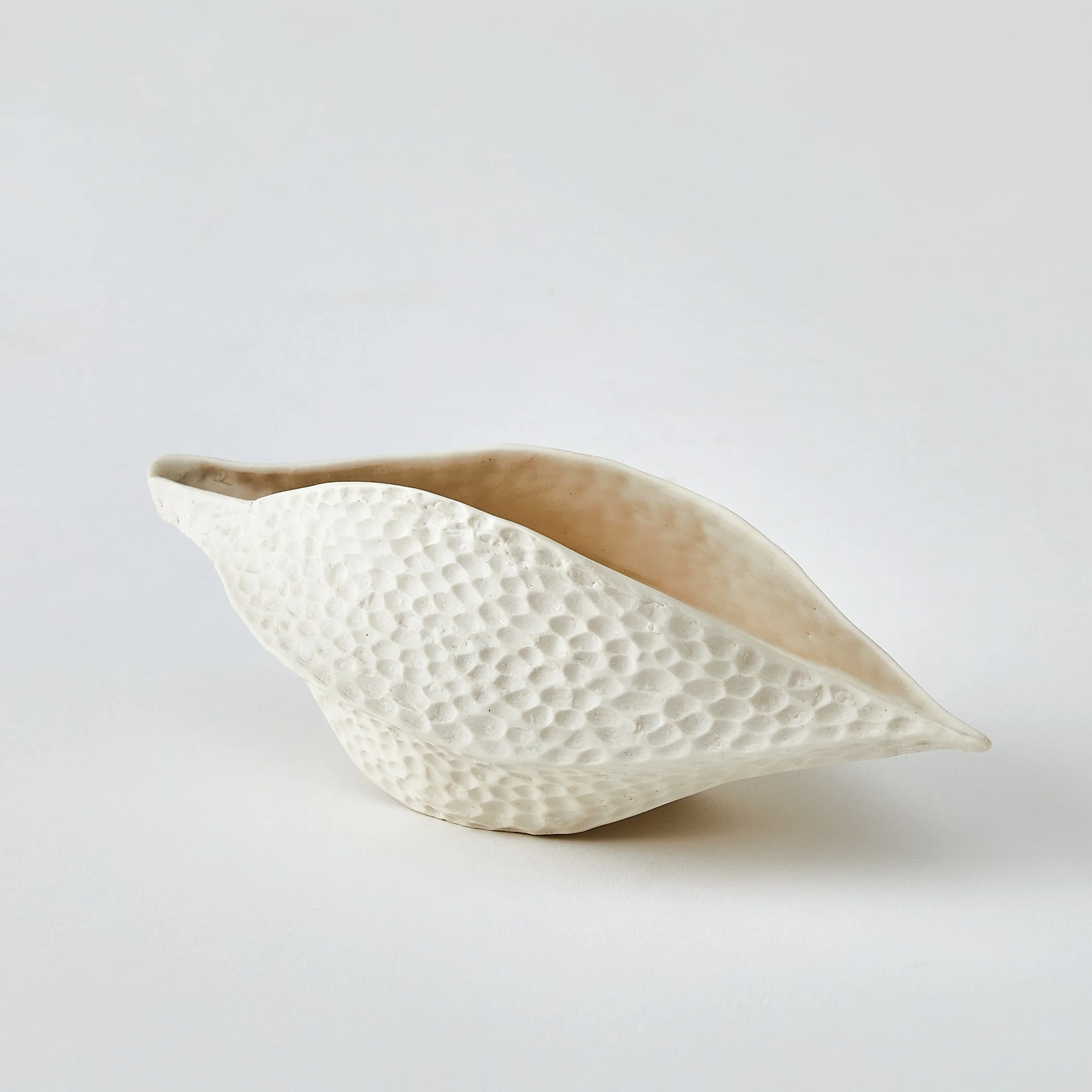 Global Views Porcelain Pod Matte White - Image 2