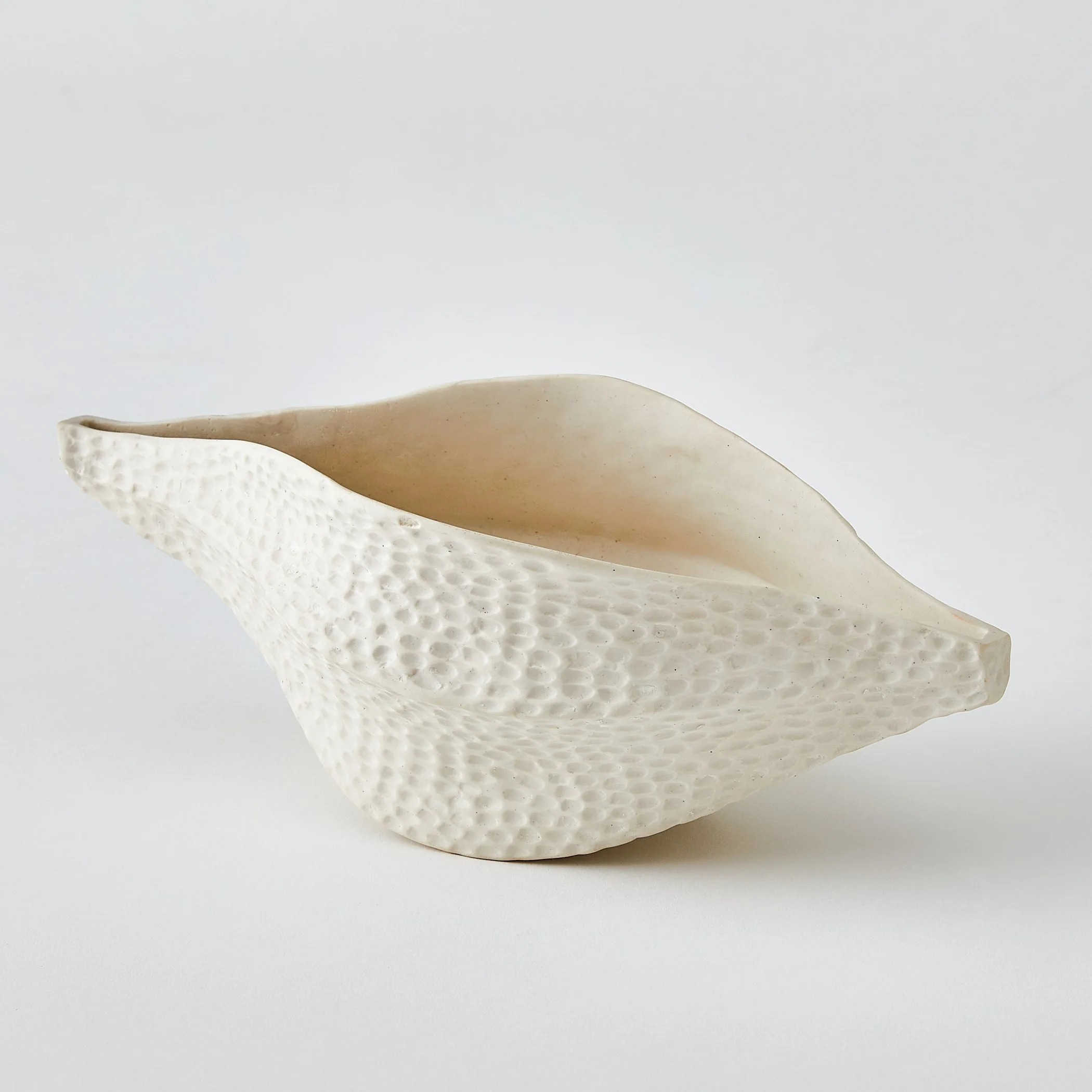 Global Views Porcelain Pod Matte White - Image 9