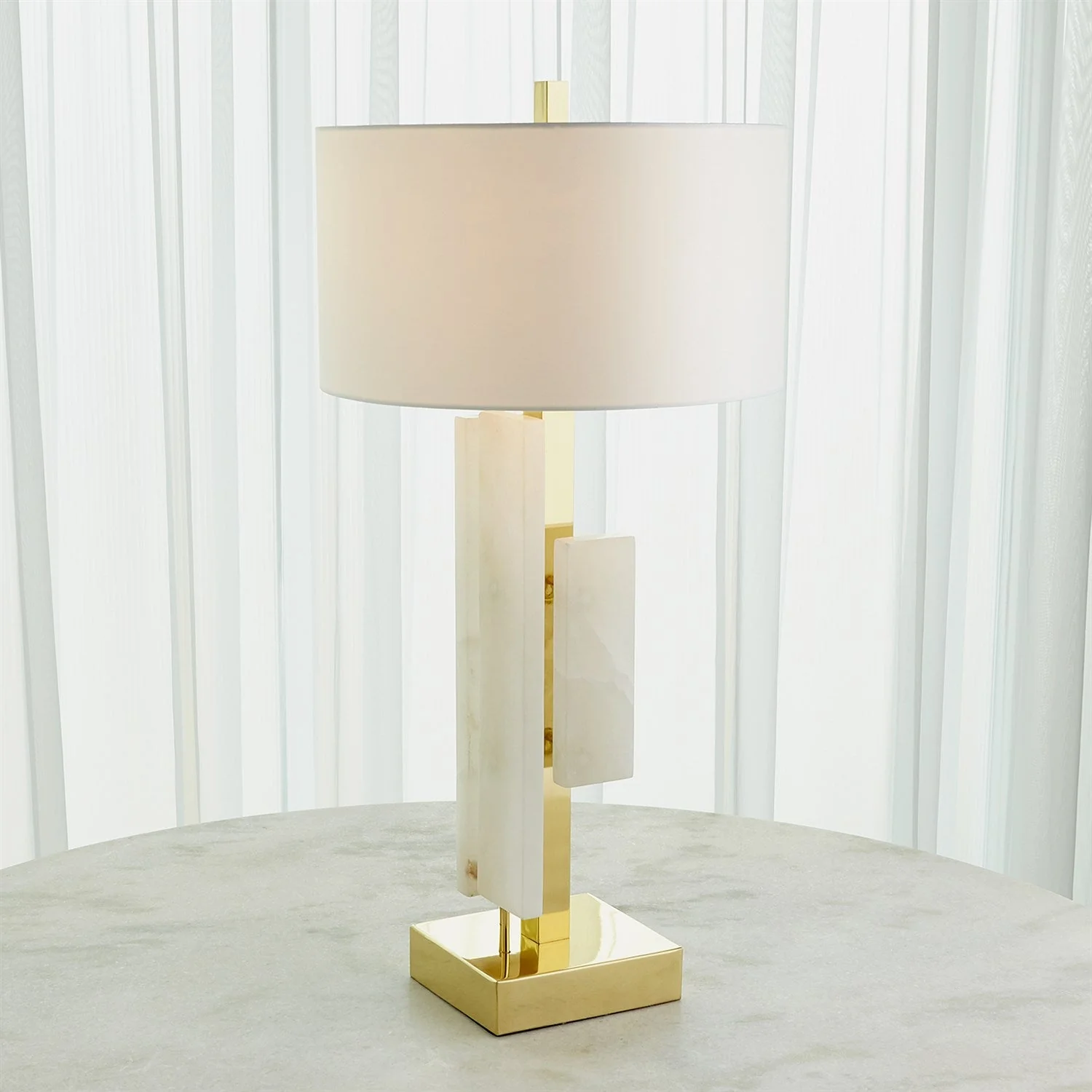 Global Views Posh Block Table Lamp - Image 7