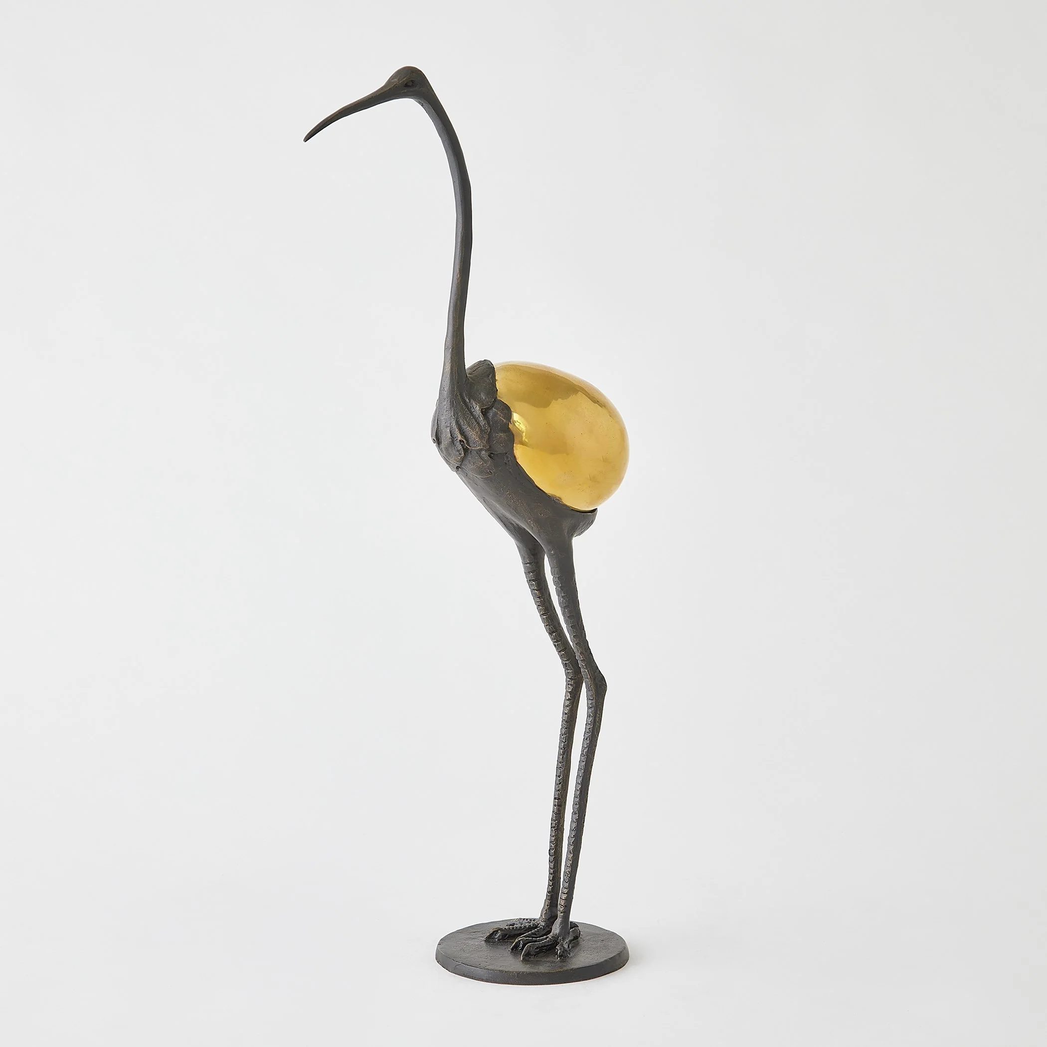 Global Views Precious Egg Sculpture Brass - Image 2