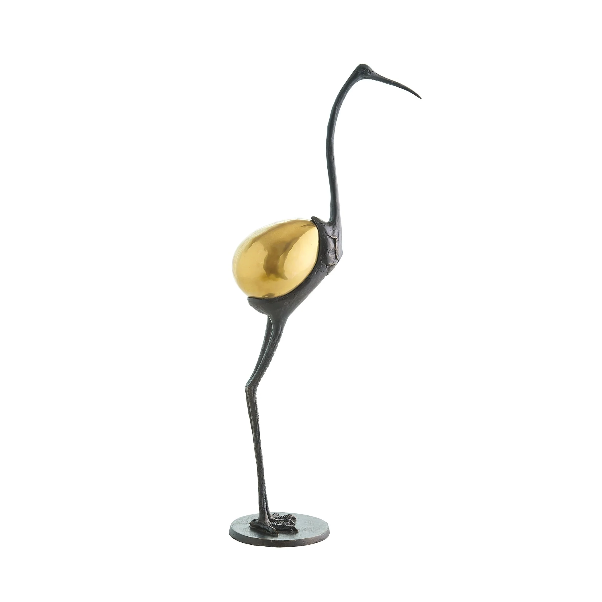 Global Views Precious Egg Sculpture Brass - Image 6