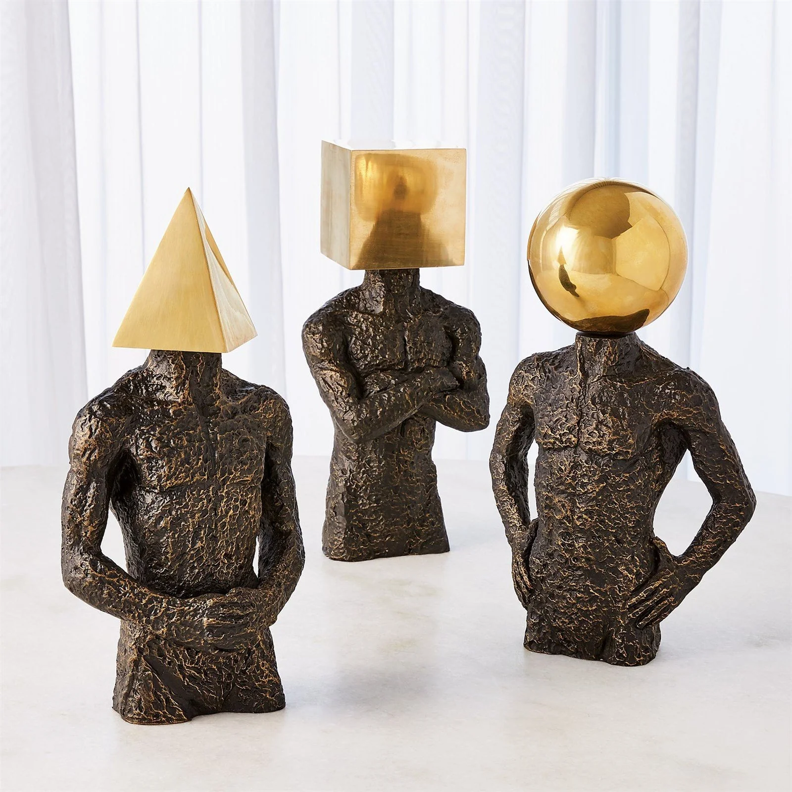Global Views Pyramid Hero-Bronze - Image 6