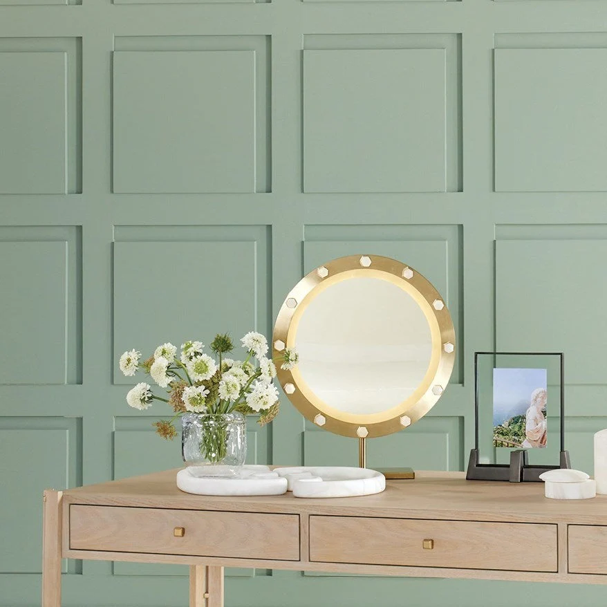 Global Views Quartz Vanity Mirror by Ashley Childers - Image 2