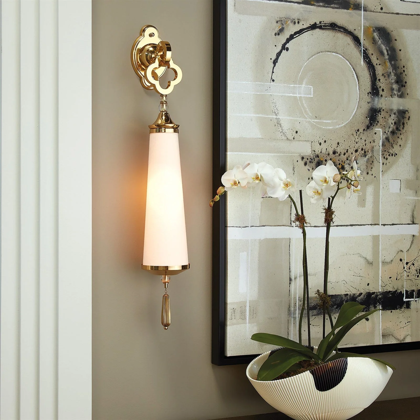 Global Views Quatrefoil Sconce Hw - Image 4