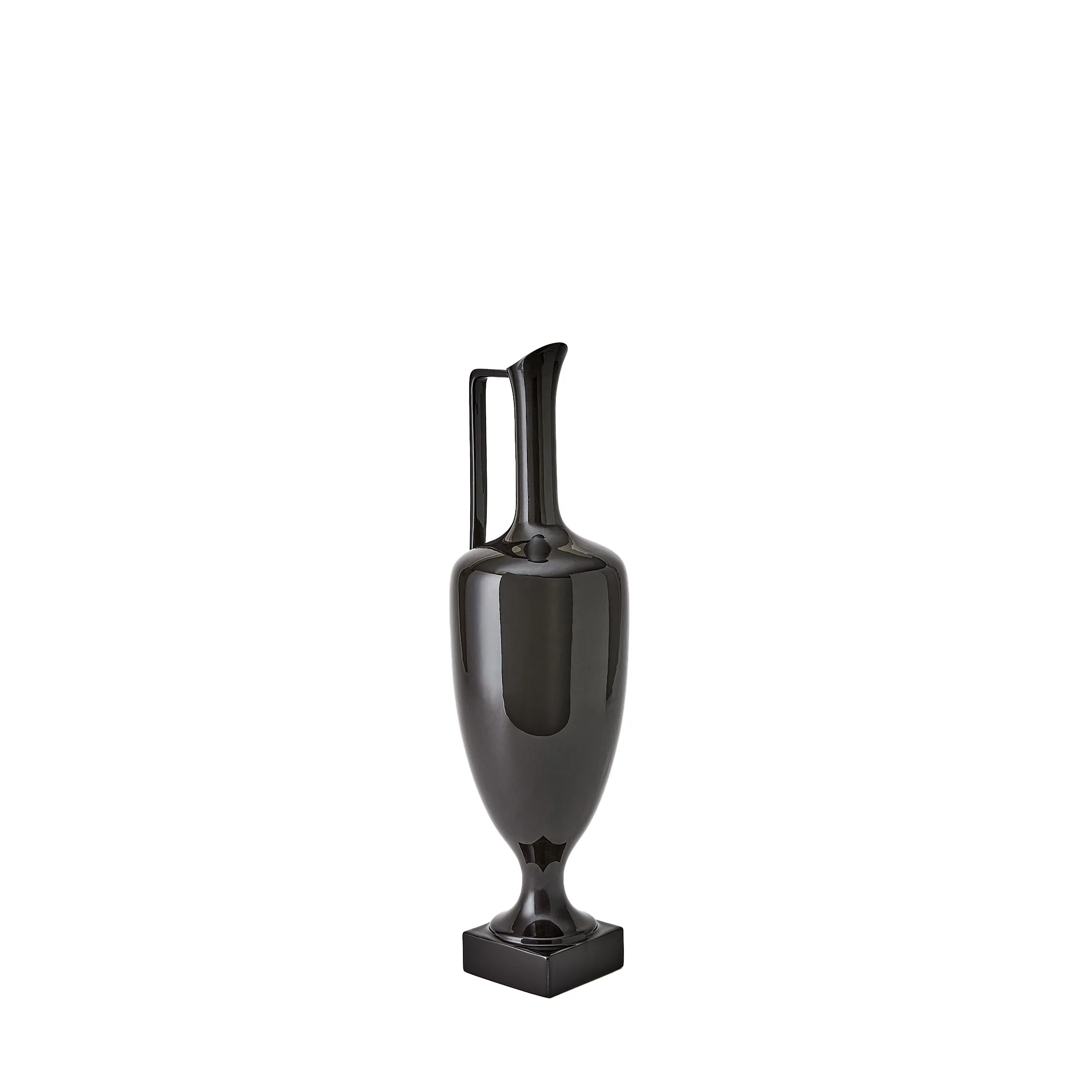 Global Views Quiet Curve Urn Black - Image 7