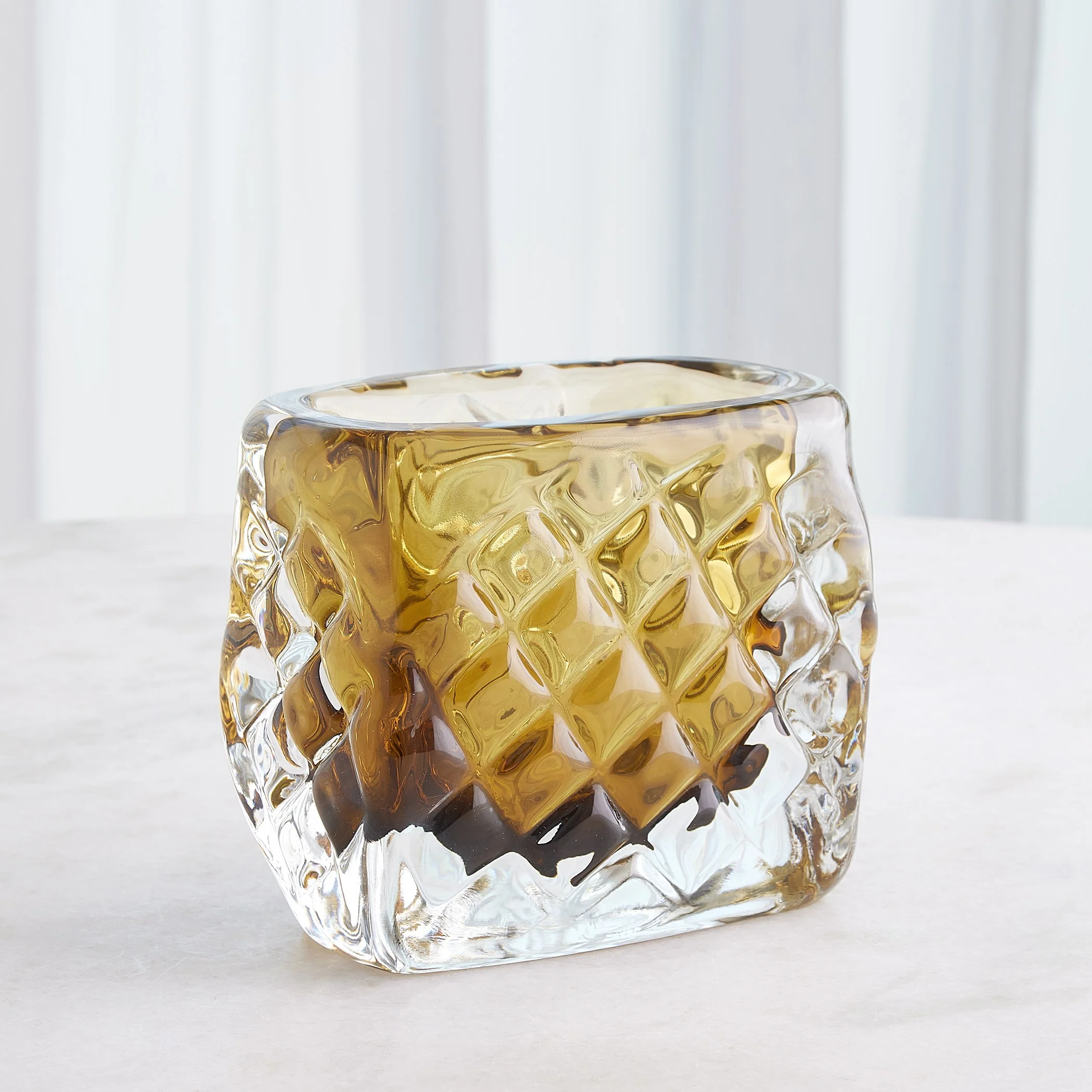 Global Views Quilted Vase - Image 3