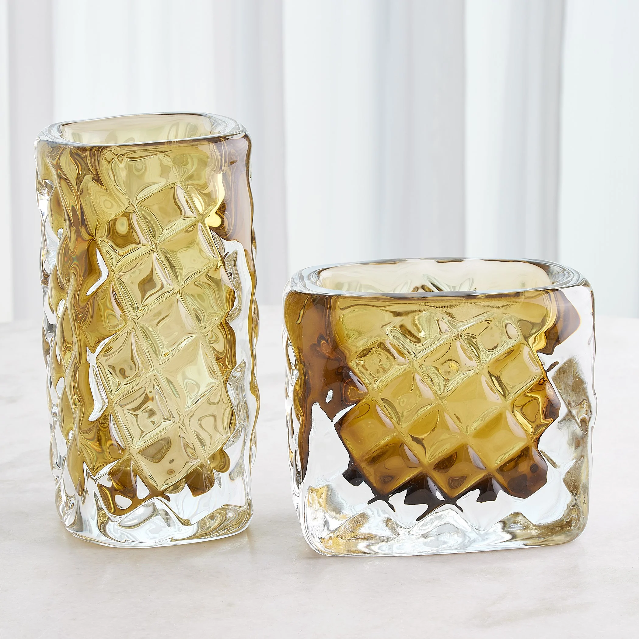 Global Views Quilted Vase - Image 4