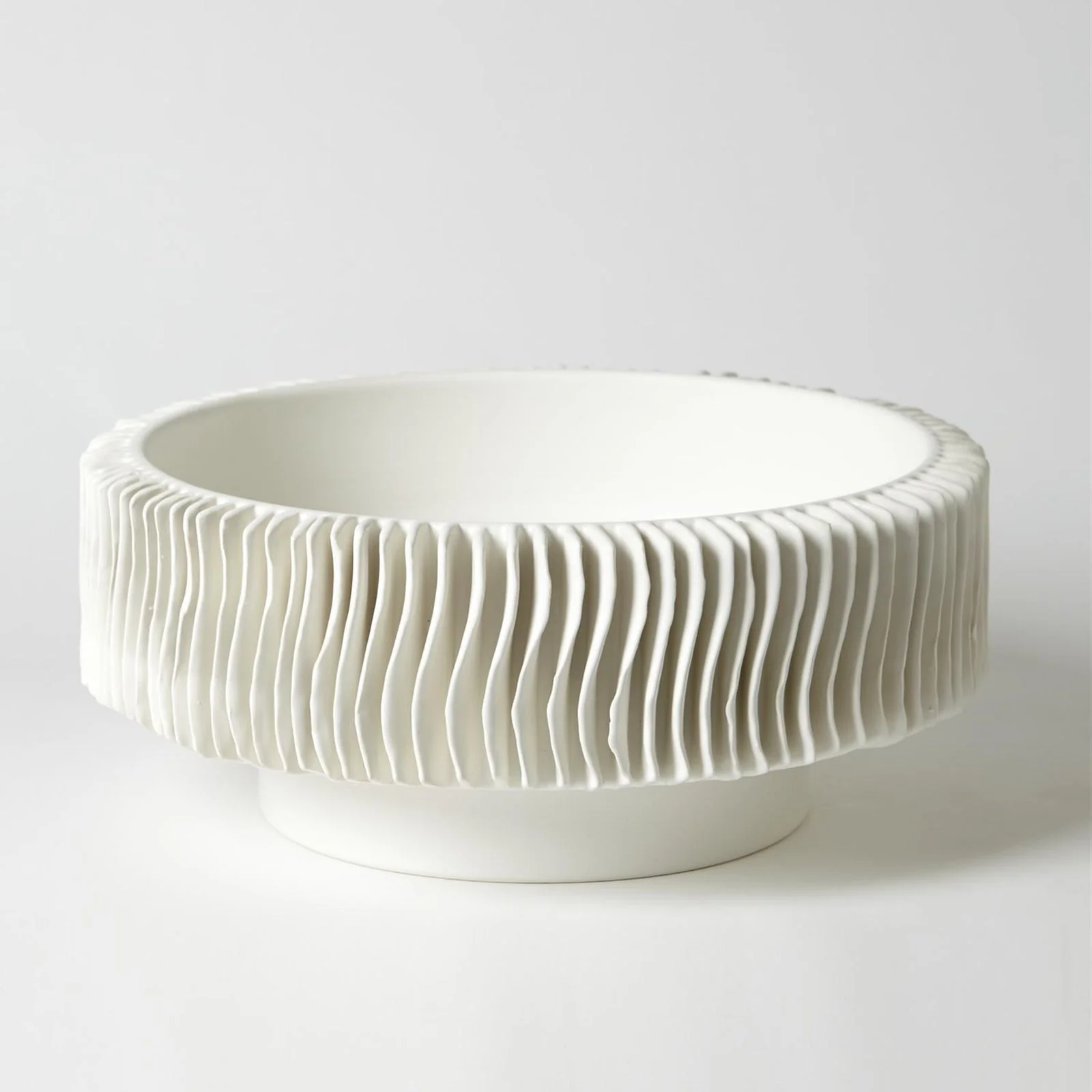 Global Views Radiator Vase Matte White - Image 2