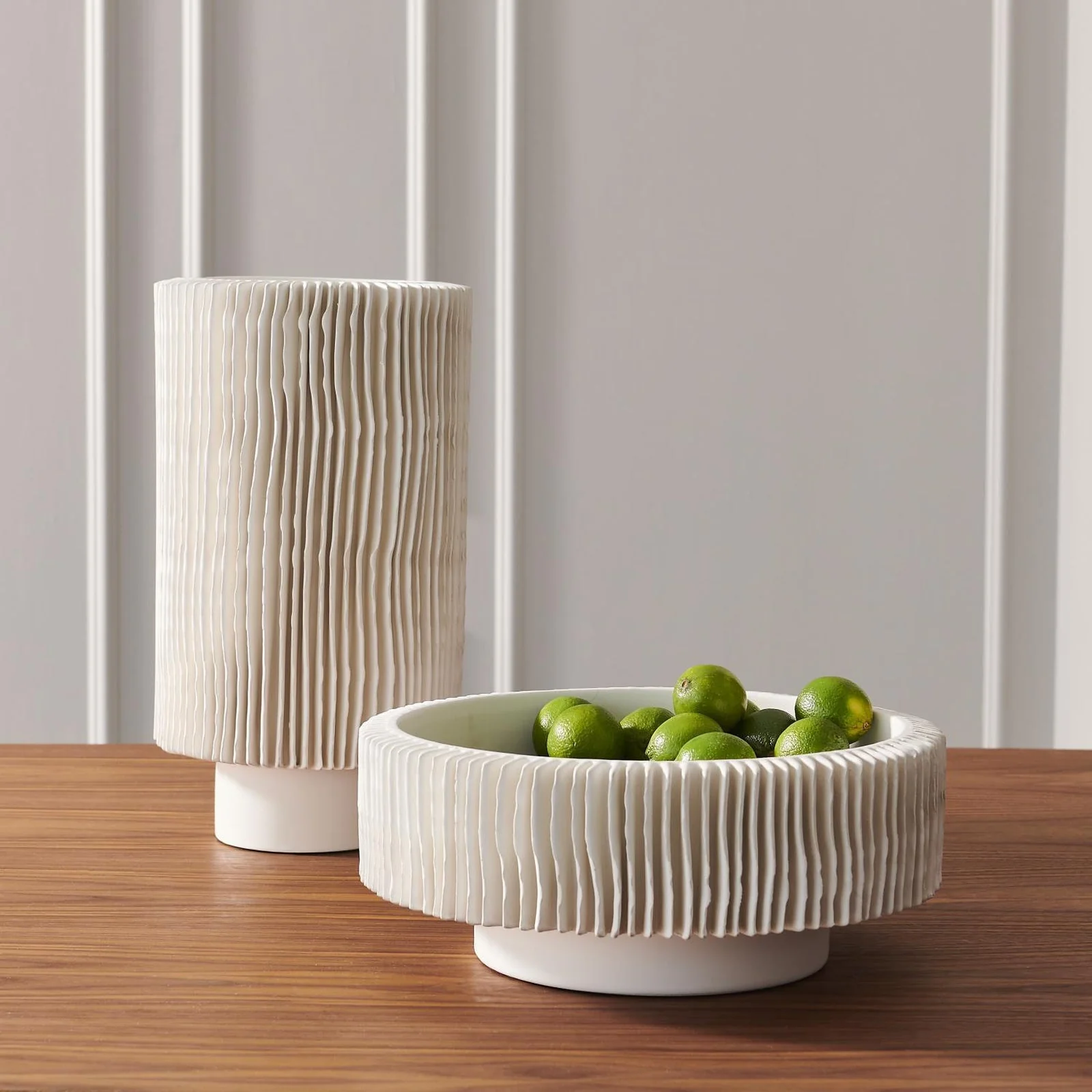 Global Views Radiator Vase Matte White - Image 4